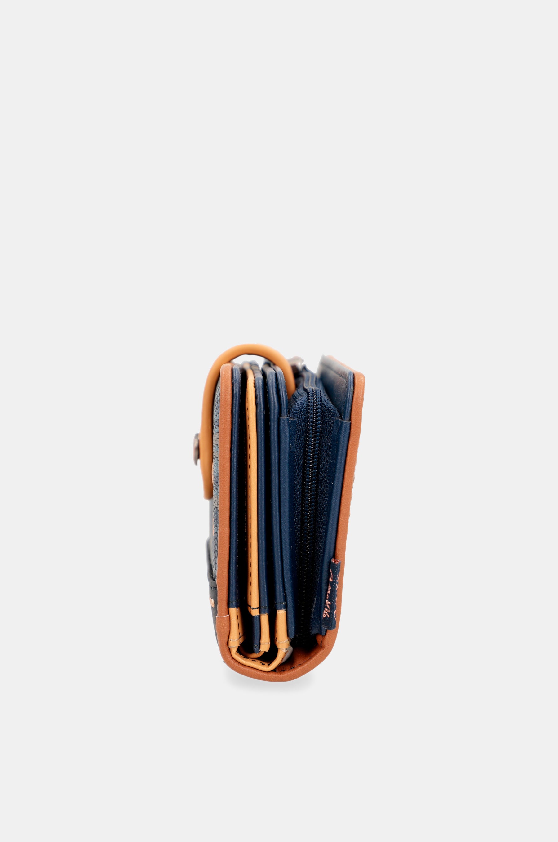 Portafoglio RFID medio Nature Pachamama blu navy