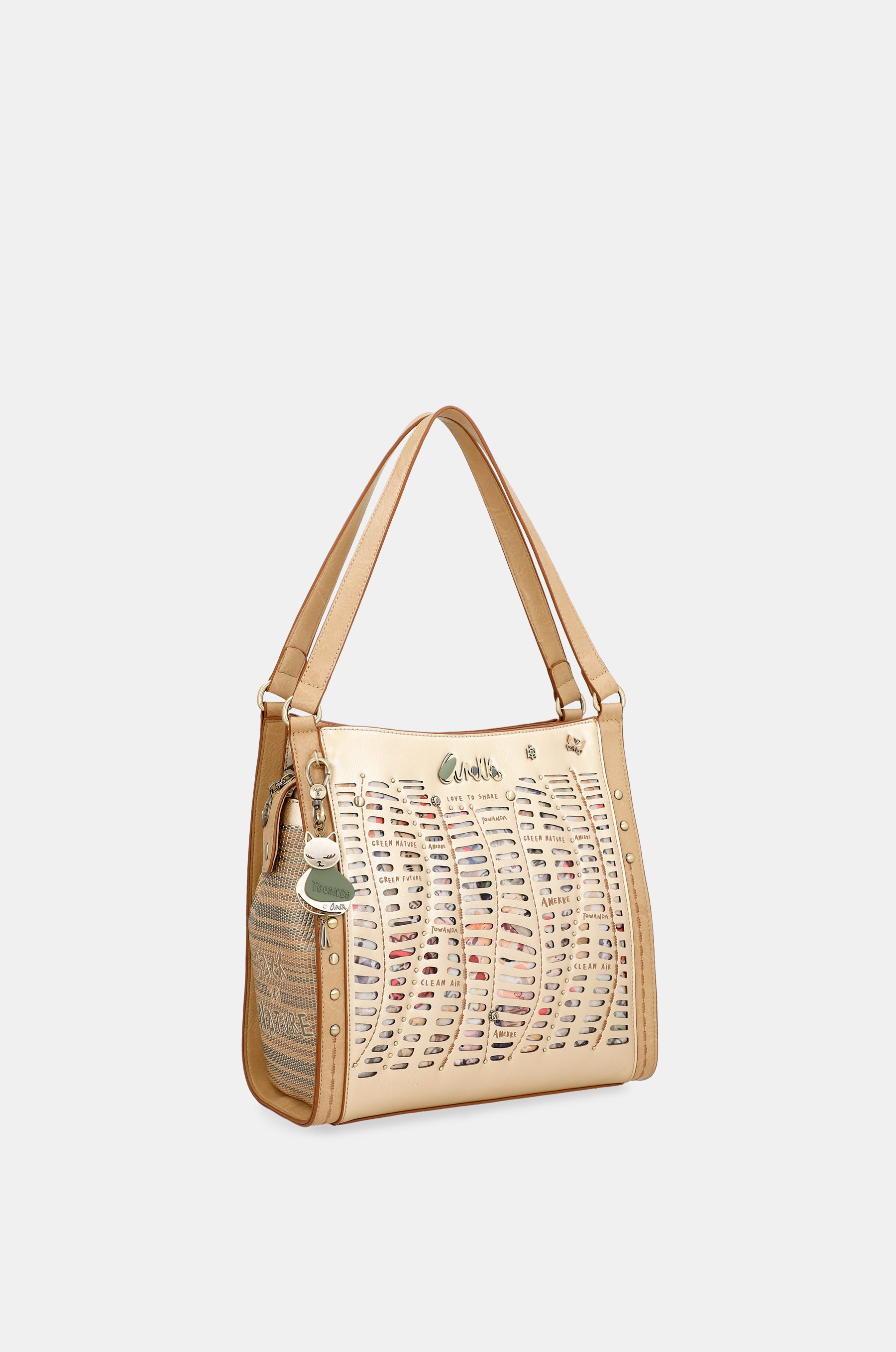 Borsa a tracolla dorata Nature Pachamama anekke