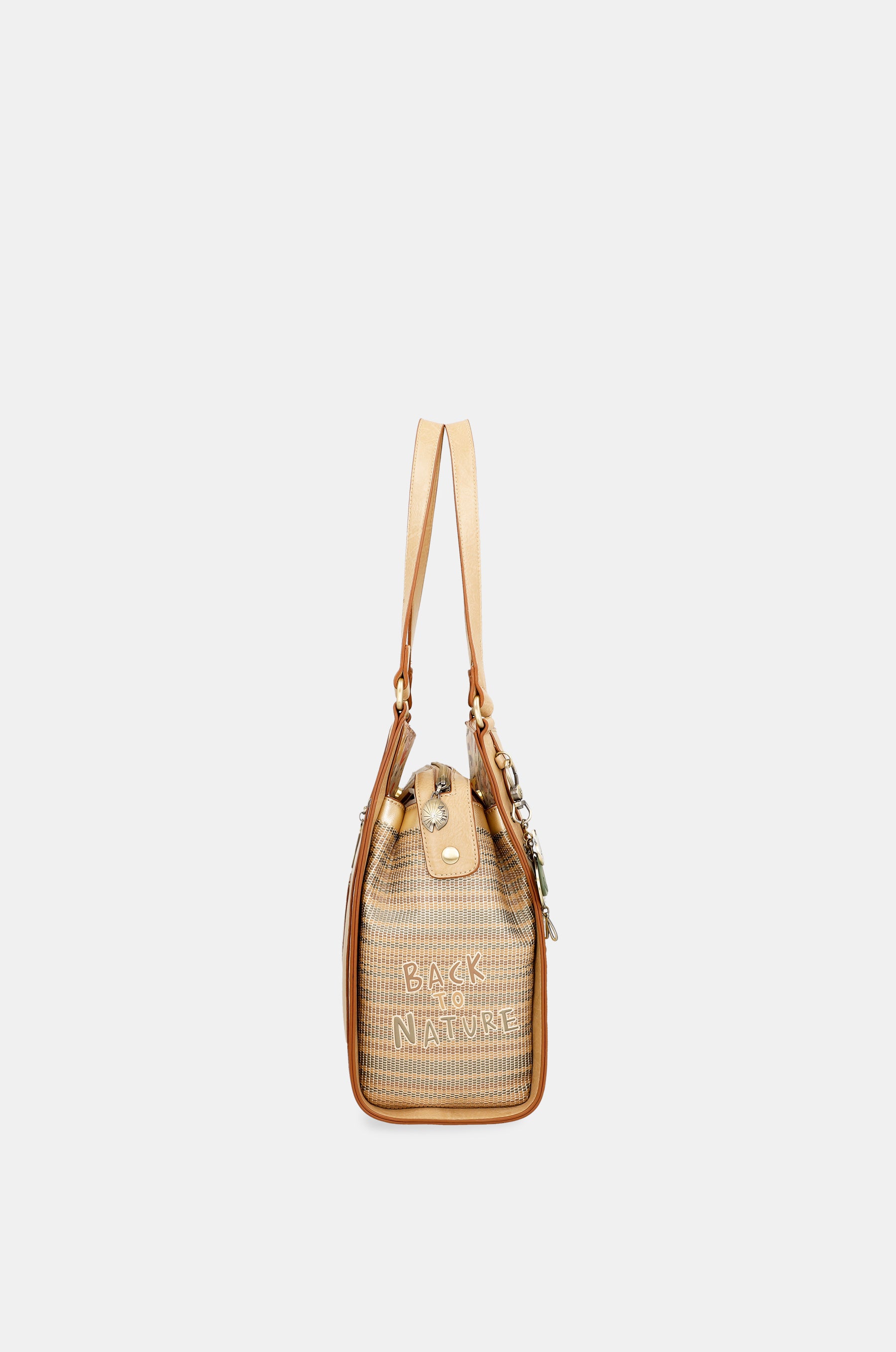 Borsa a tracolla dorata Nature Pachamama anekke