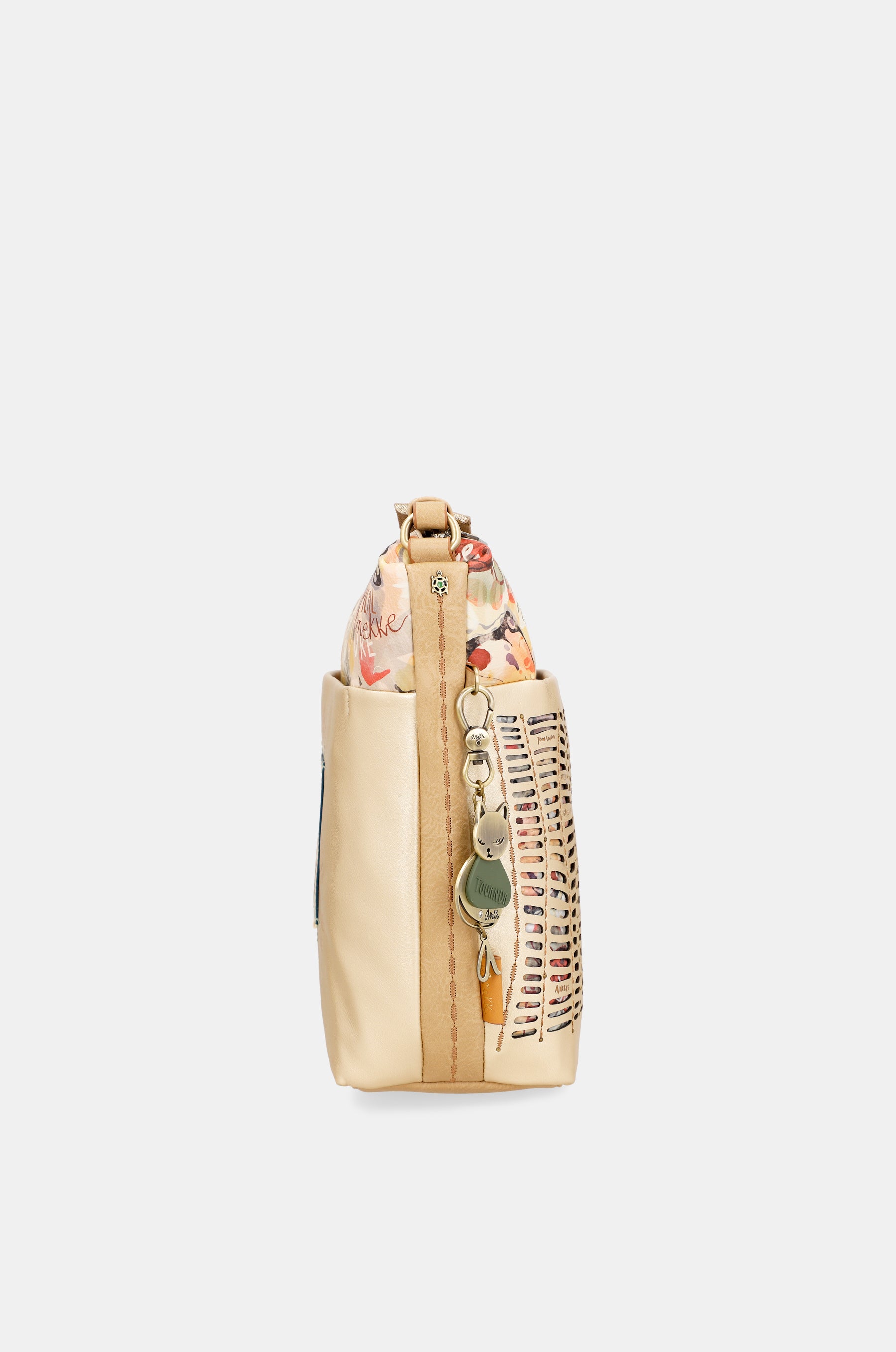 Borsa a tracolla dorata Nature Pachamama