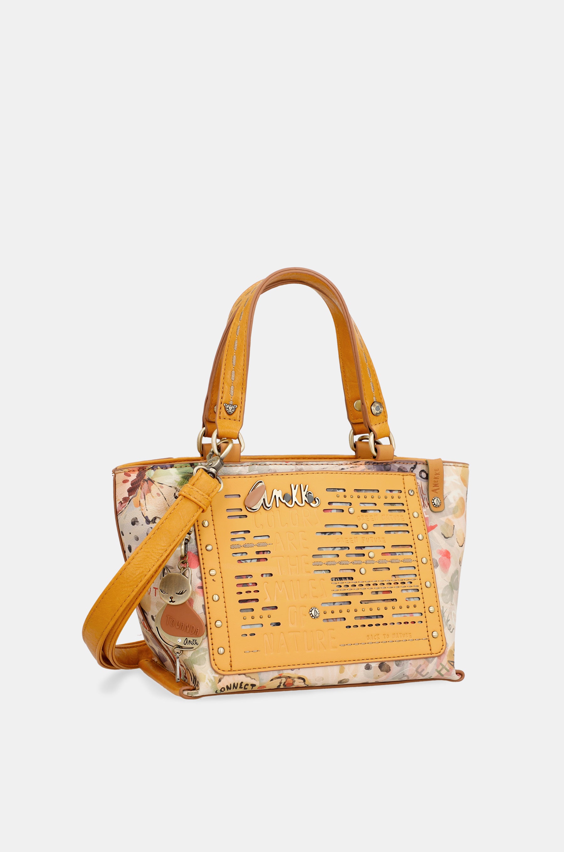 Borsa tote Nature Pachamama color ocra