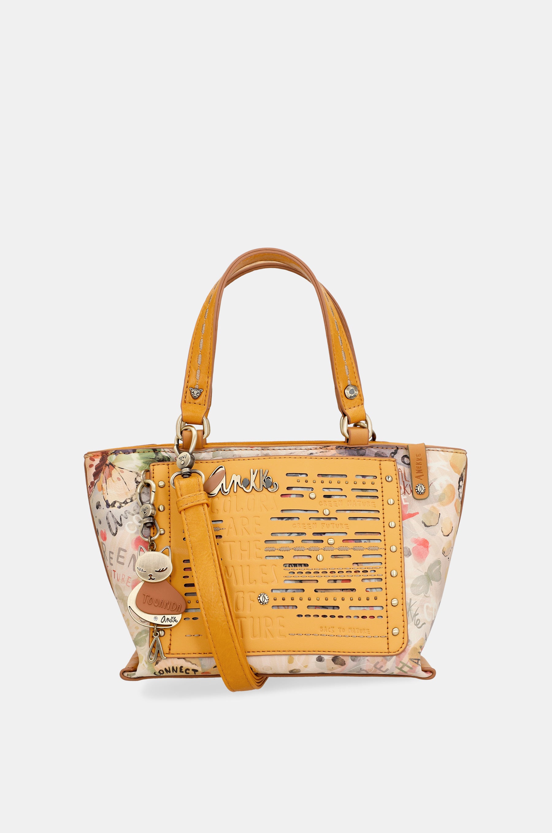 Borsa tote Nature Pachamama color ocra