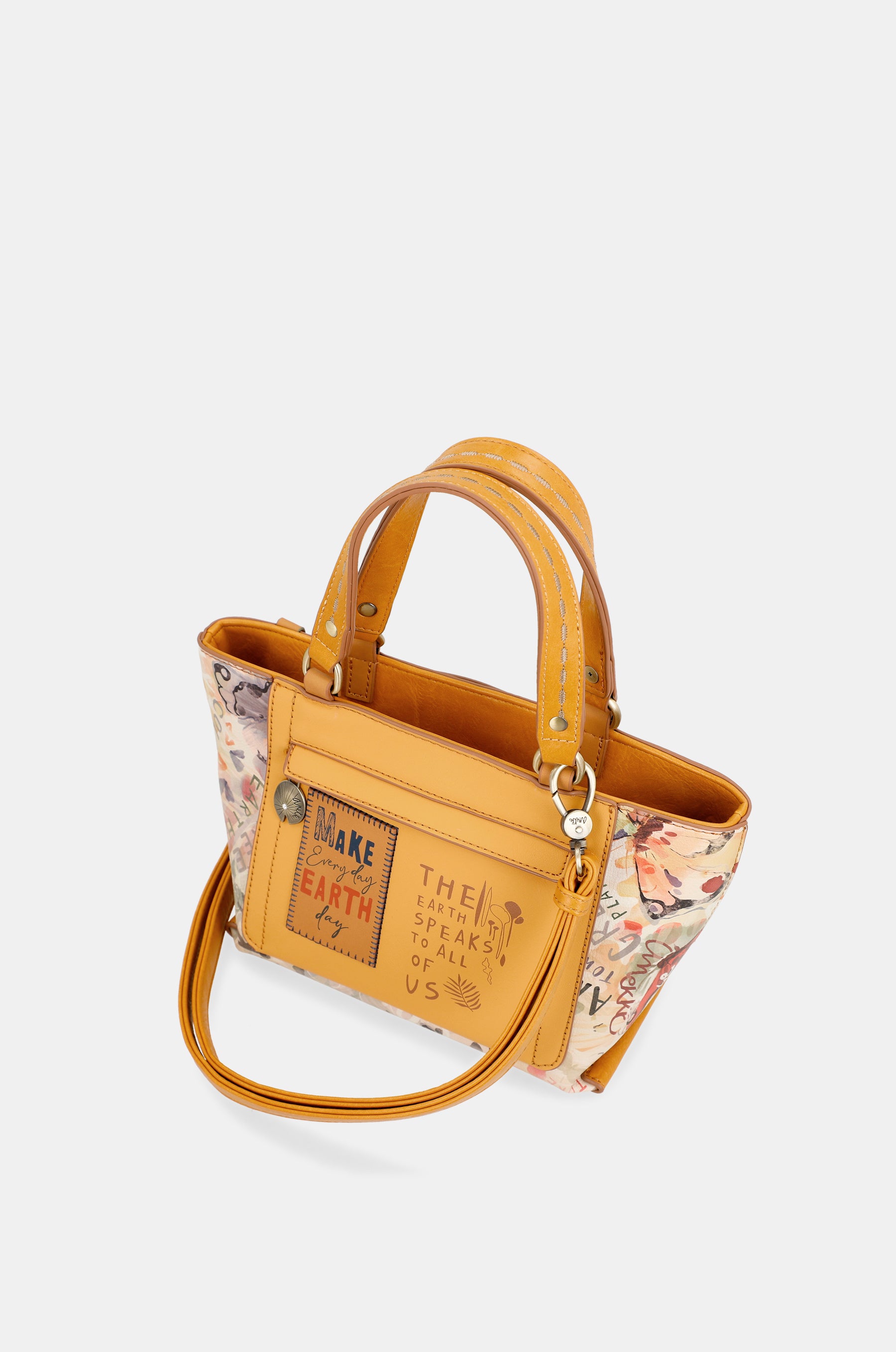 Borsa tote Nature Pachamama color ocra