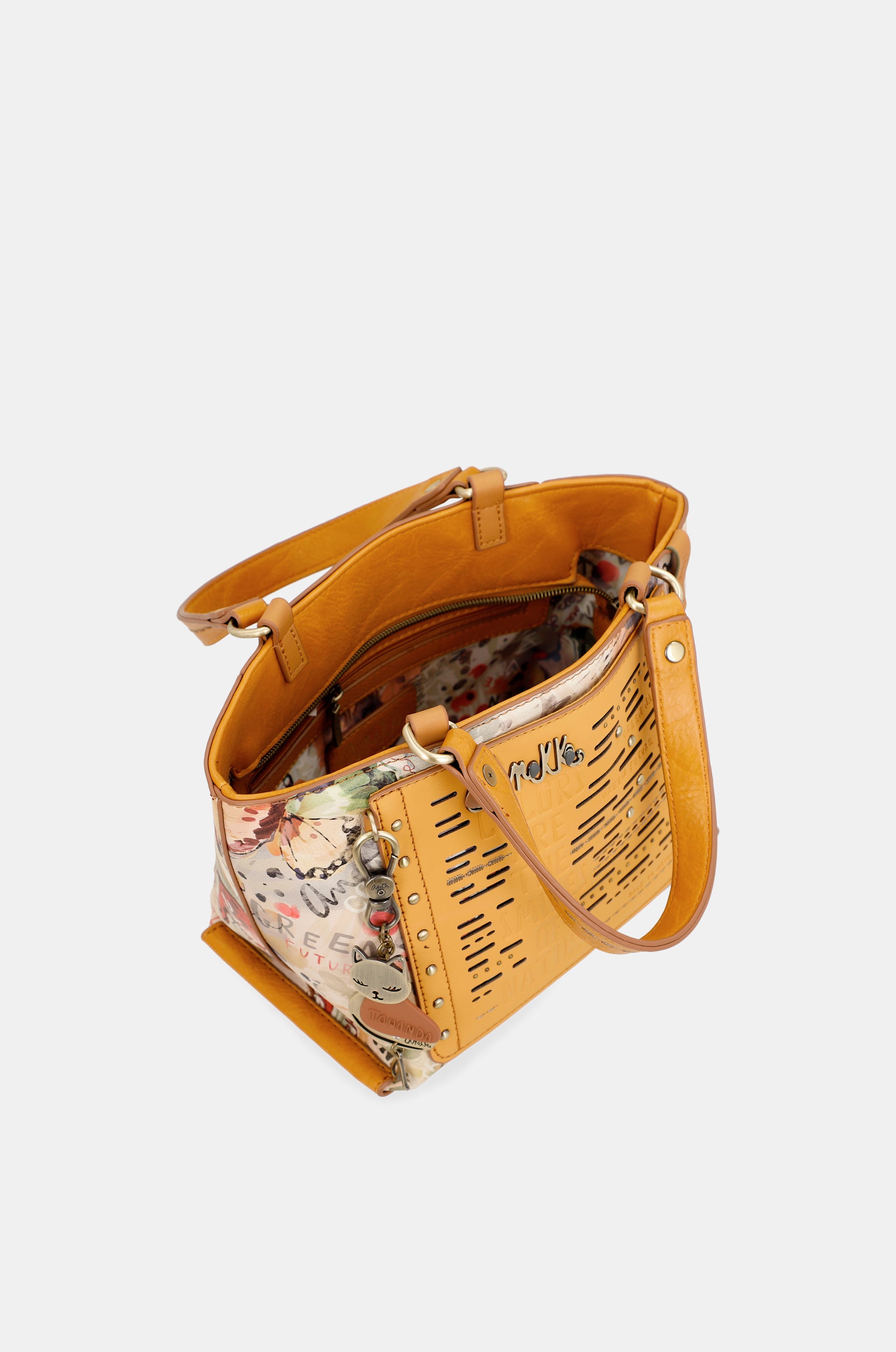Borsa tote Nature Pachamama color ocra