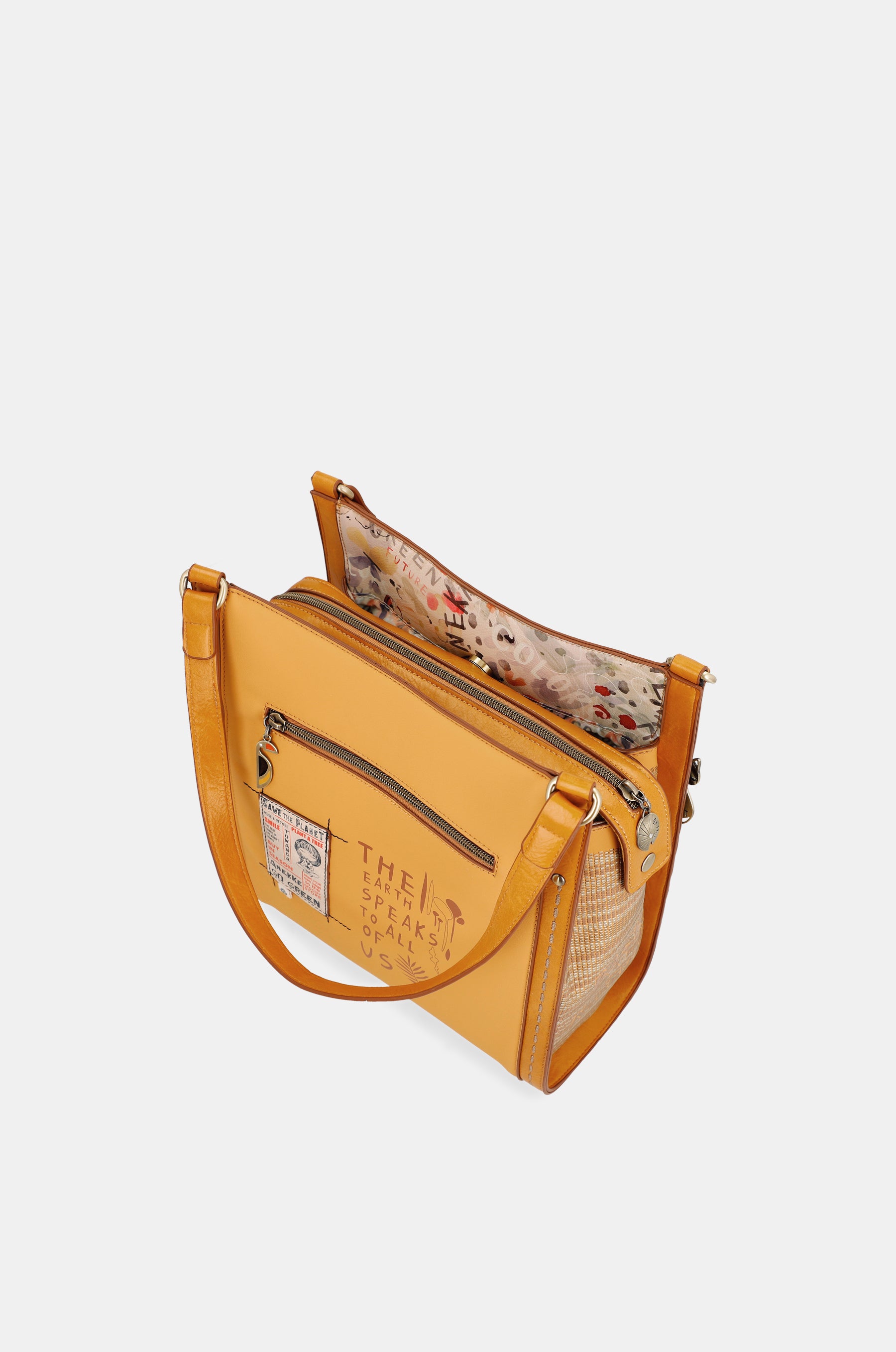 Borsa a tracolla Nature Pachamama ocra