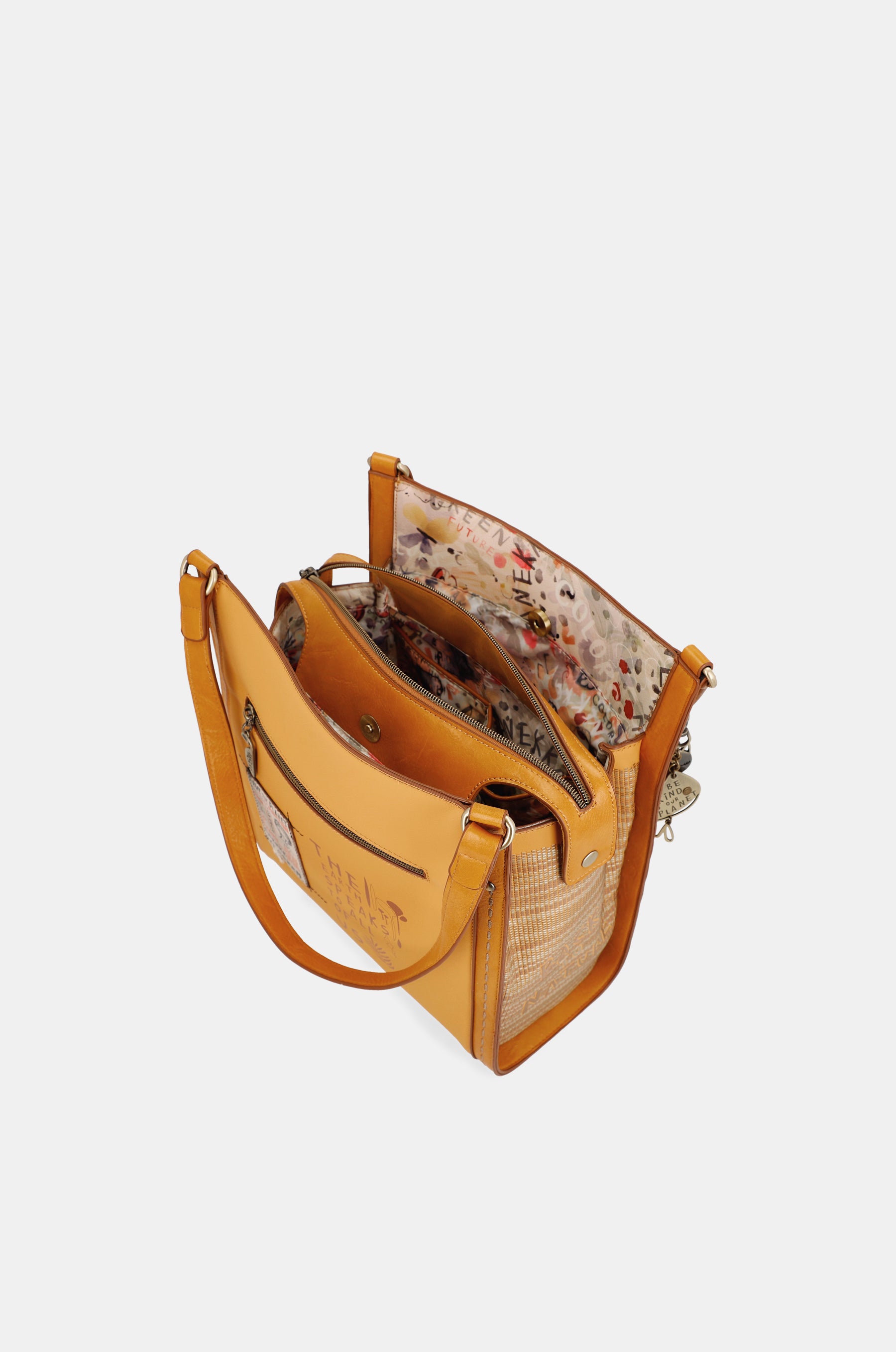 Borsa a tracolla Nature Pachamama ocra