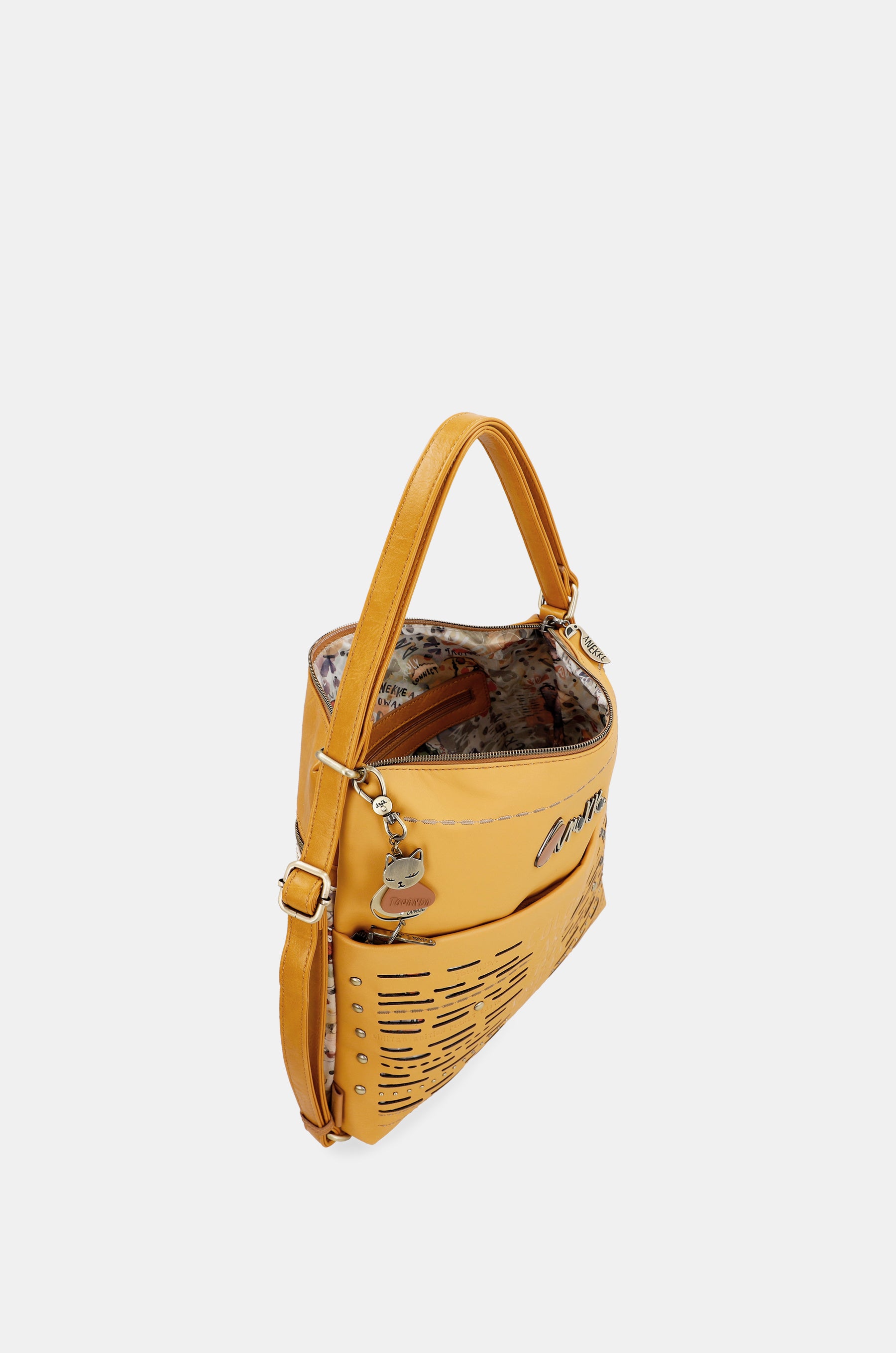 Borsa ocra trasformabile Nature Pachamama in zaino