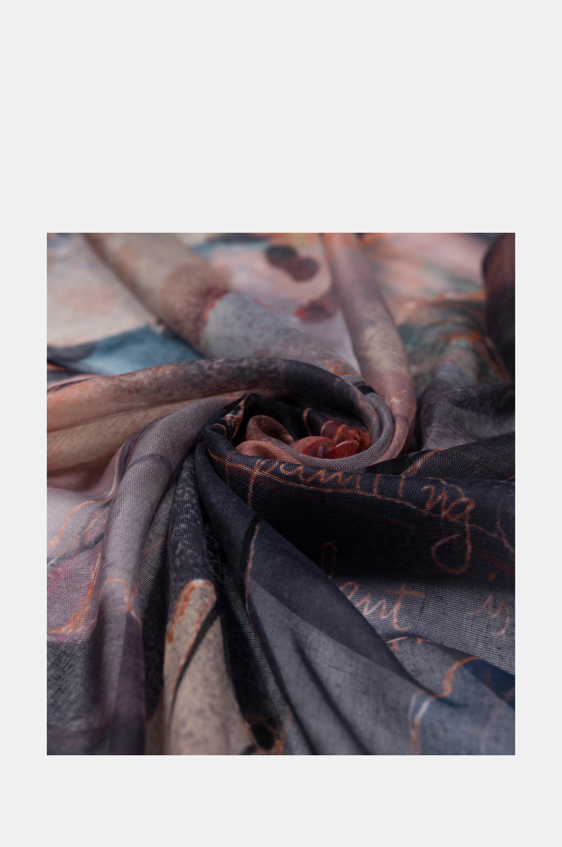 Sciarpa nera Palette