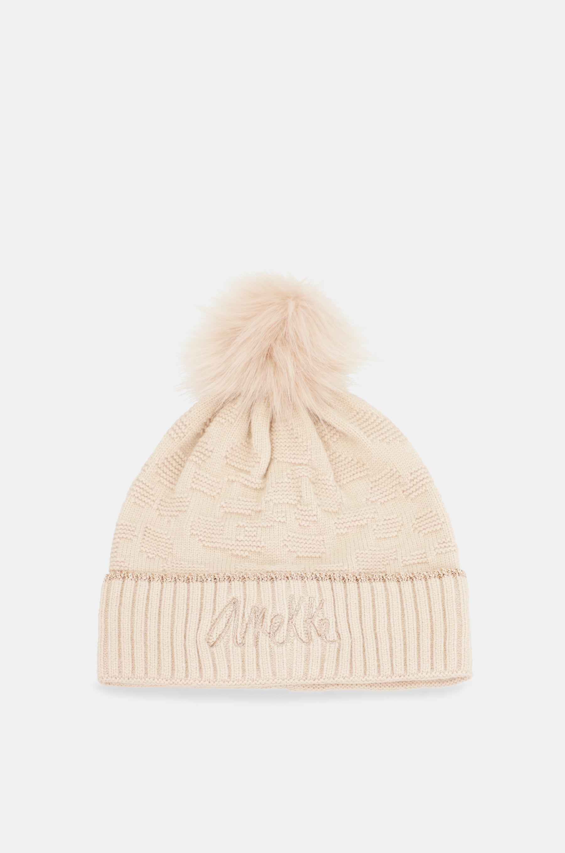 Cappello a maglia beige Shodō