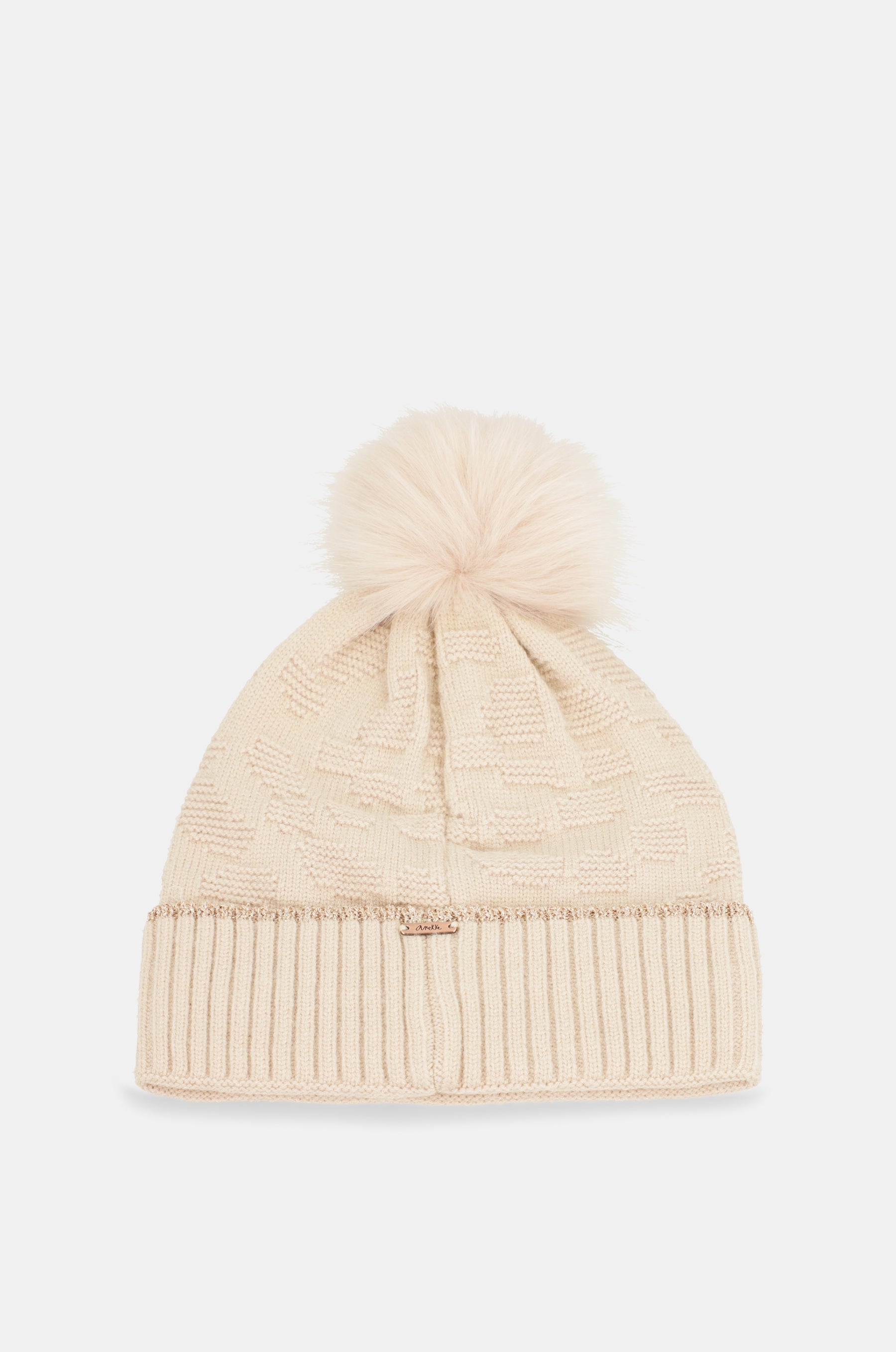 Cappello a maglia beige Shodō