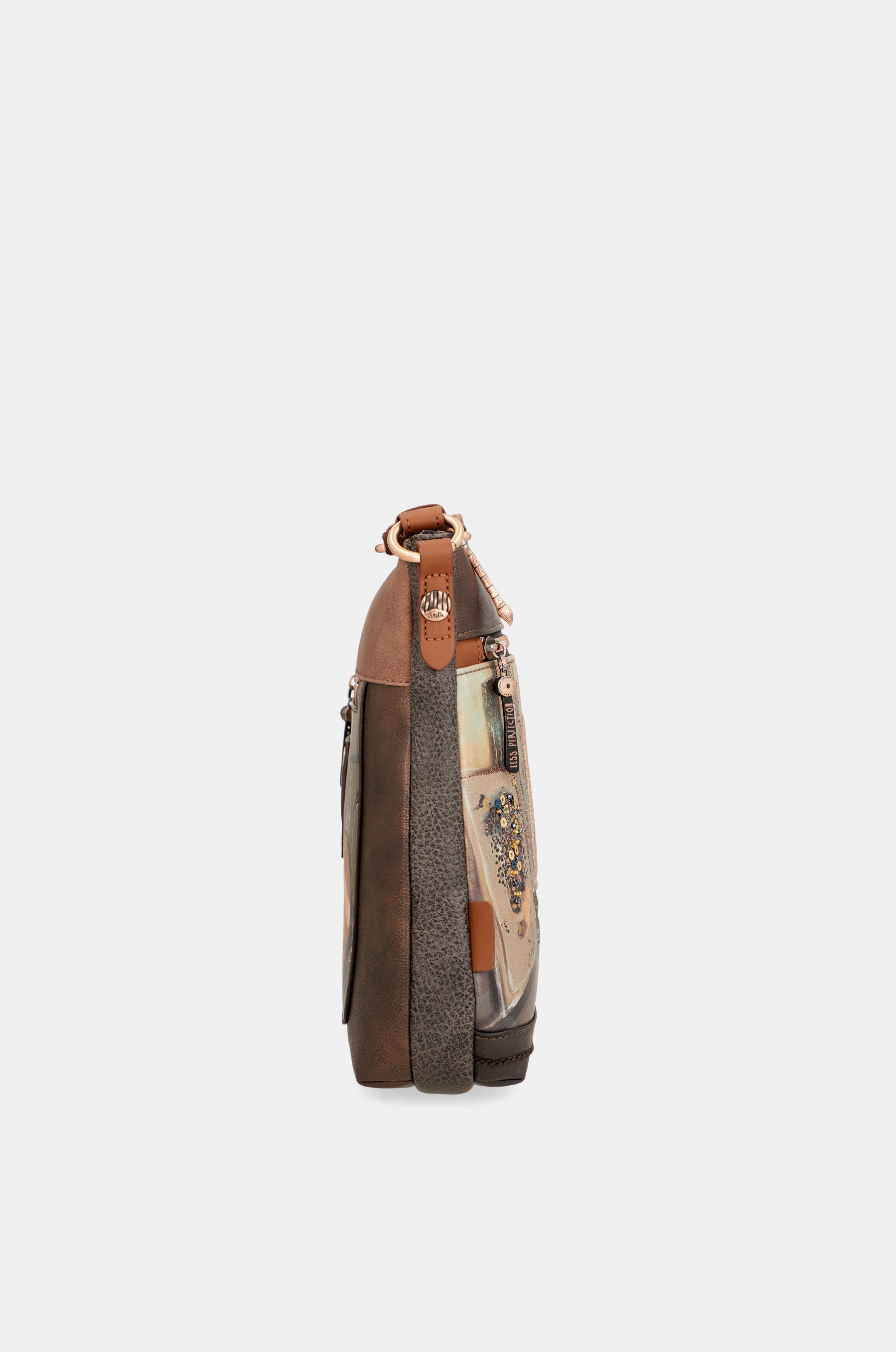 Borsa a tracolla Shōen marrone medio