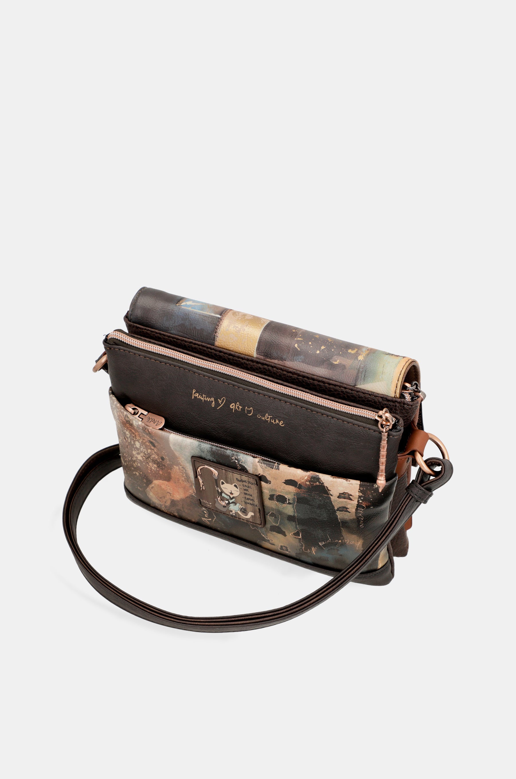 Borsa a patta Shōen a 3 scomparti