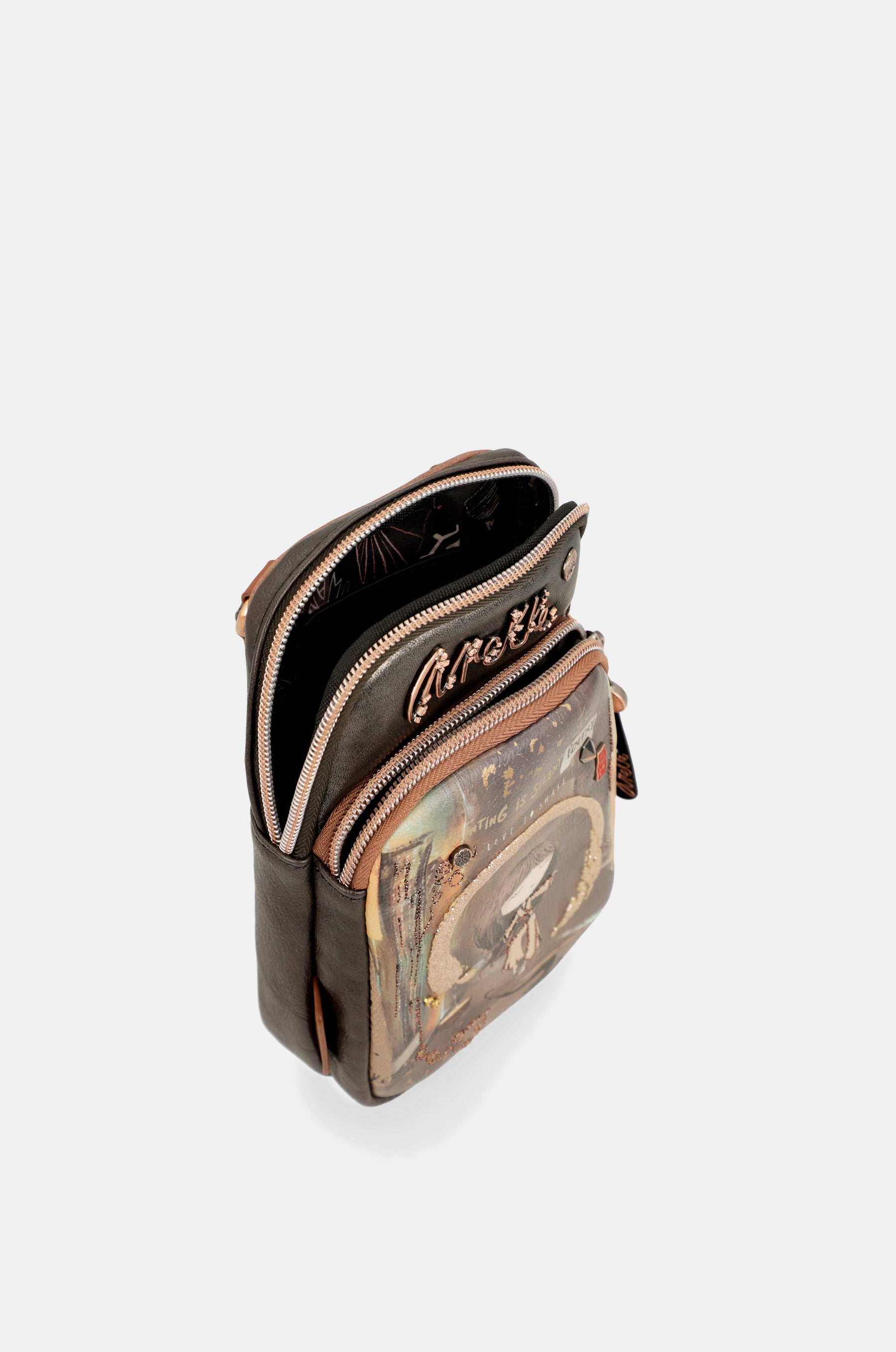 Mini borsa a tracolla Shōen a tre scomparti