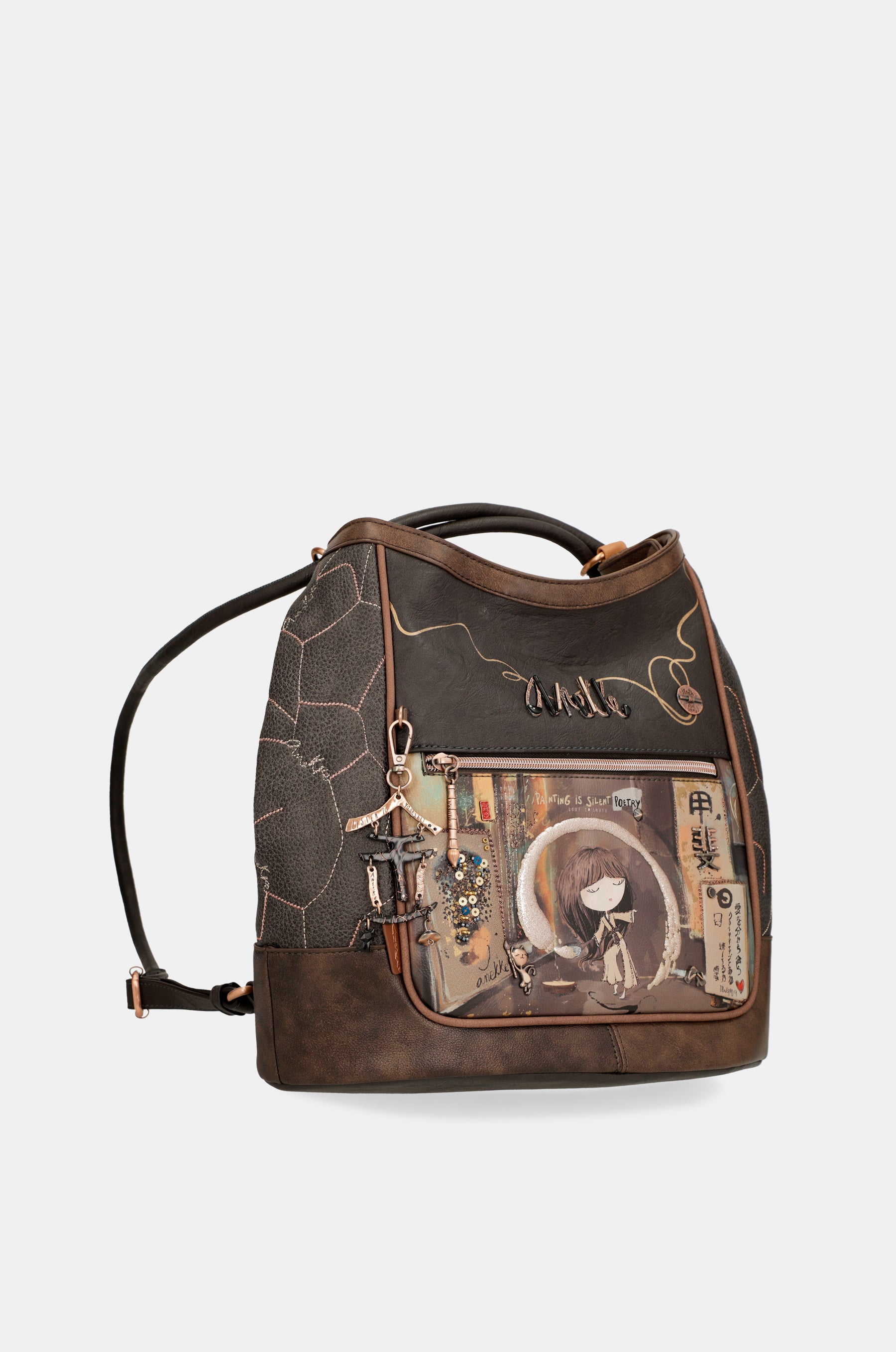 Borsa a tracolla Shōen trasformabile in zaino