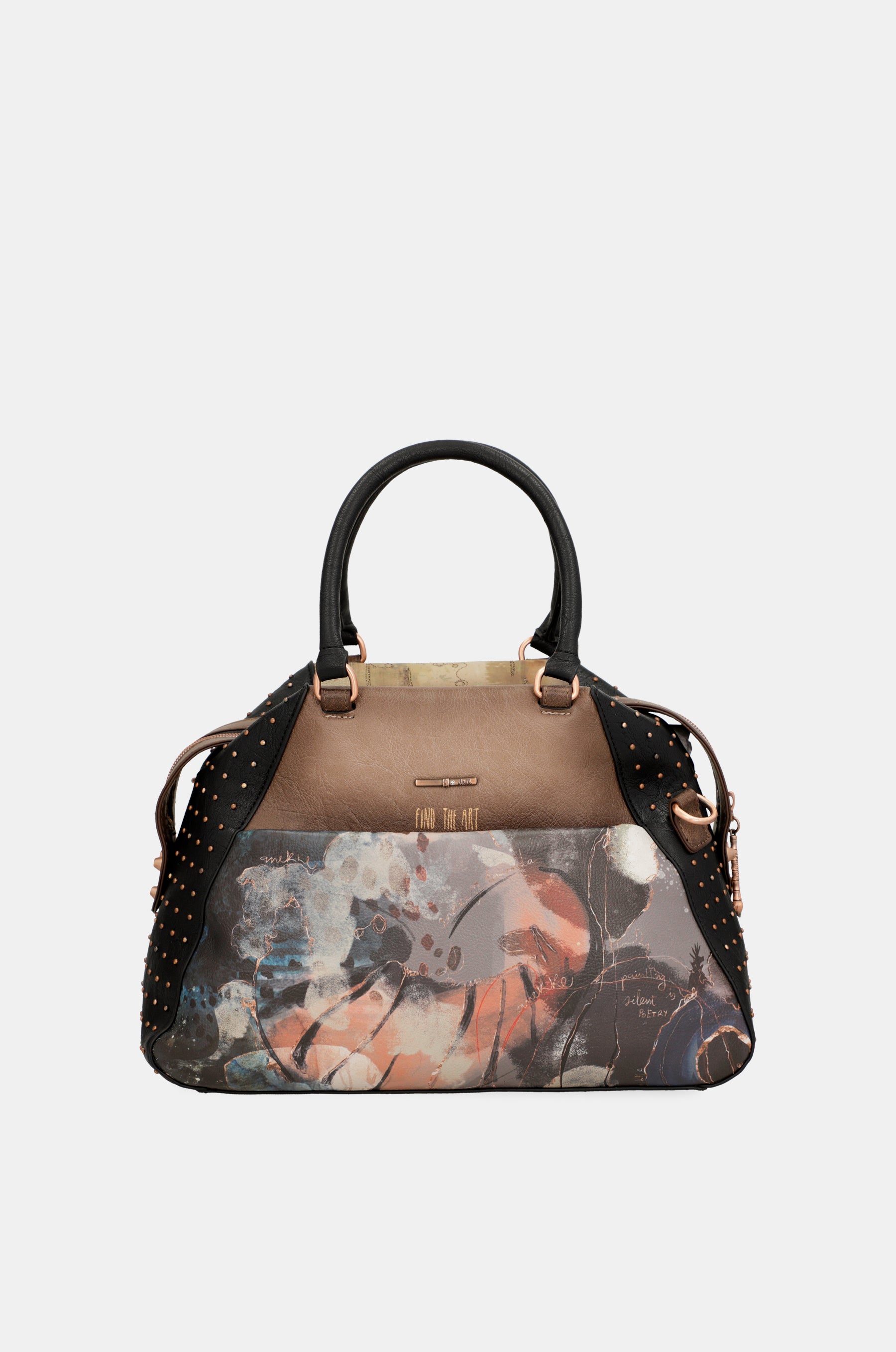 Borsa tote nera grande Shōen