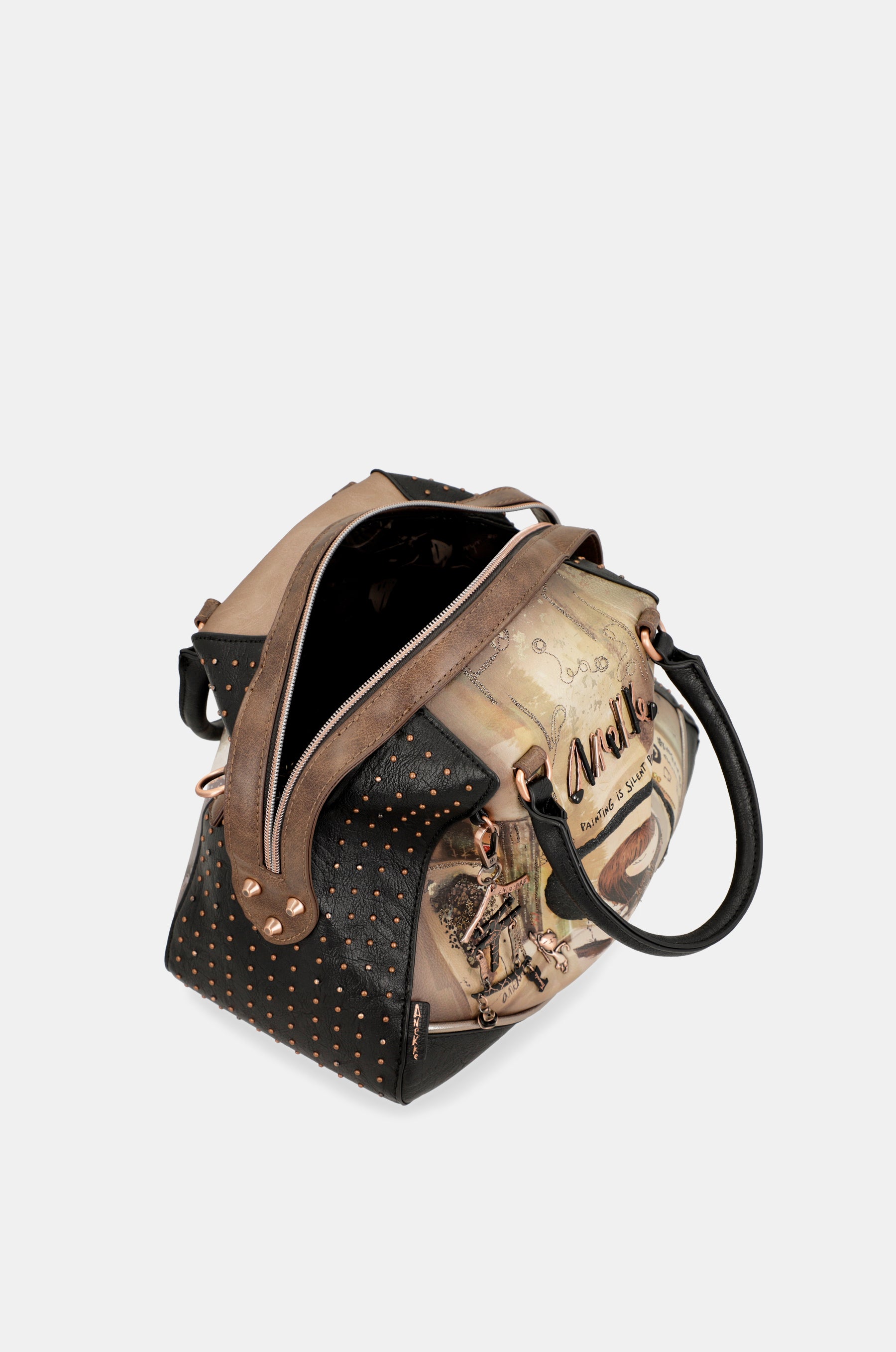 Borsa tote nera grande Shōen
