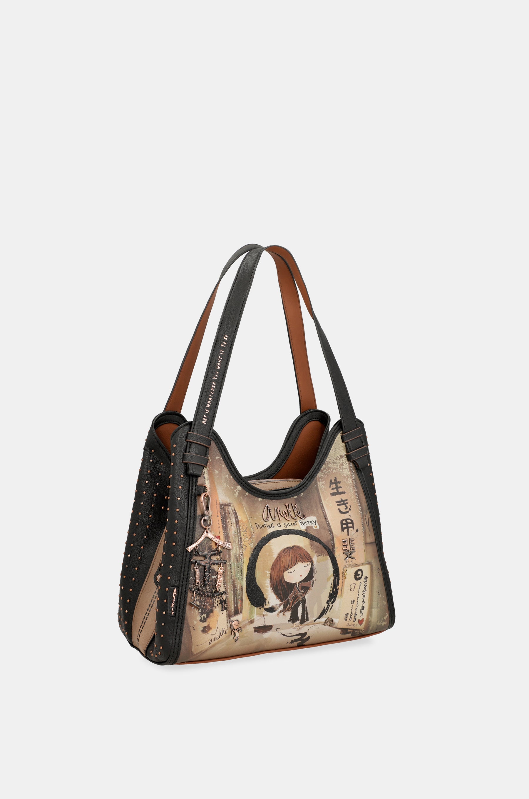 Borsa a tracolla Shōen a 2 manici