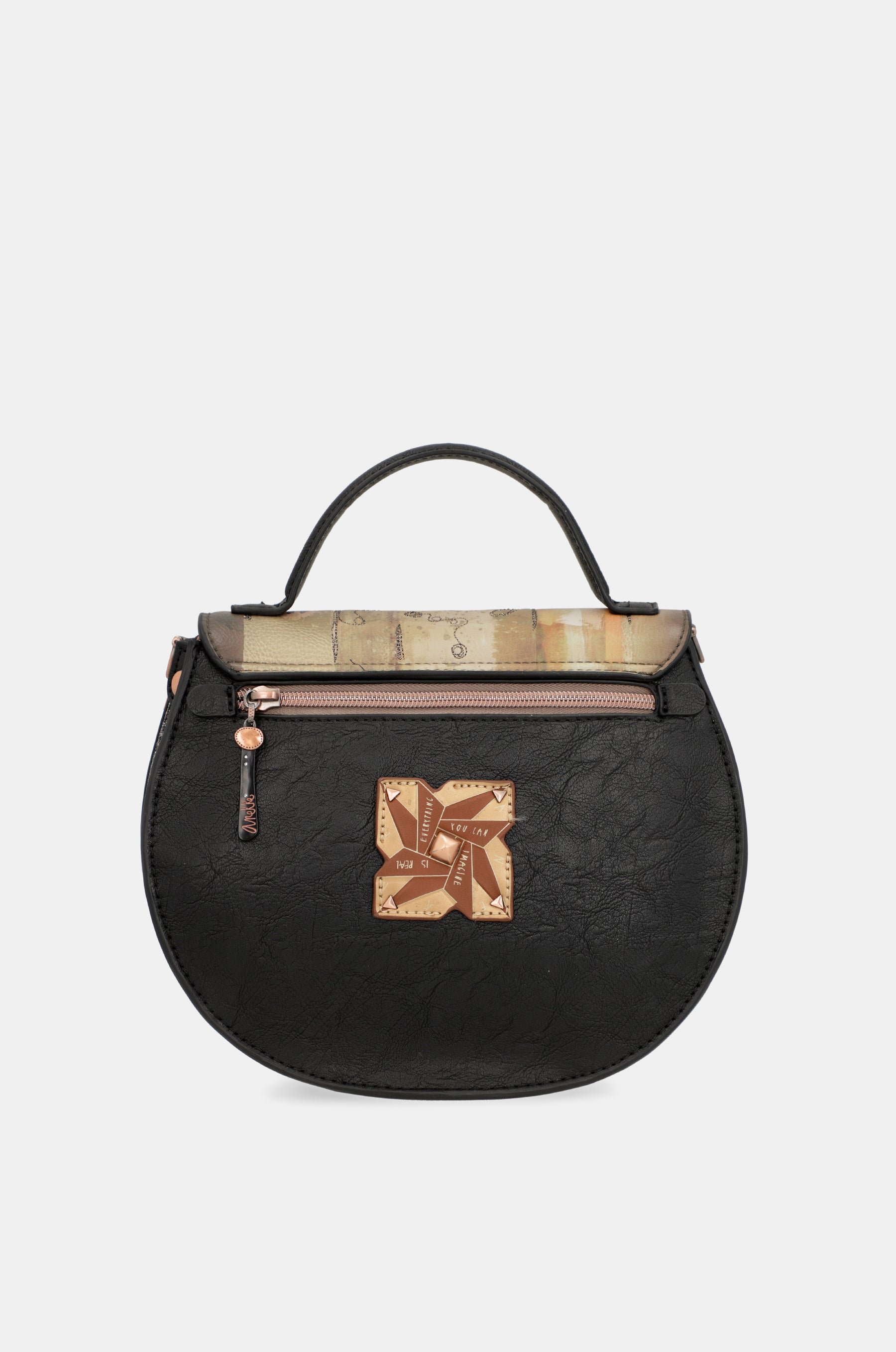Borsa ovale Shōen con patta
