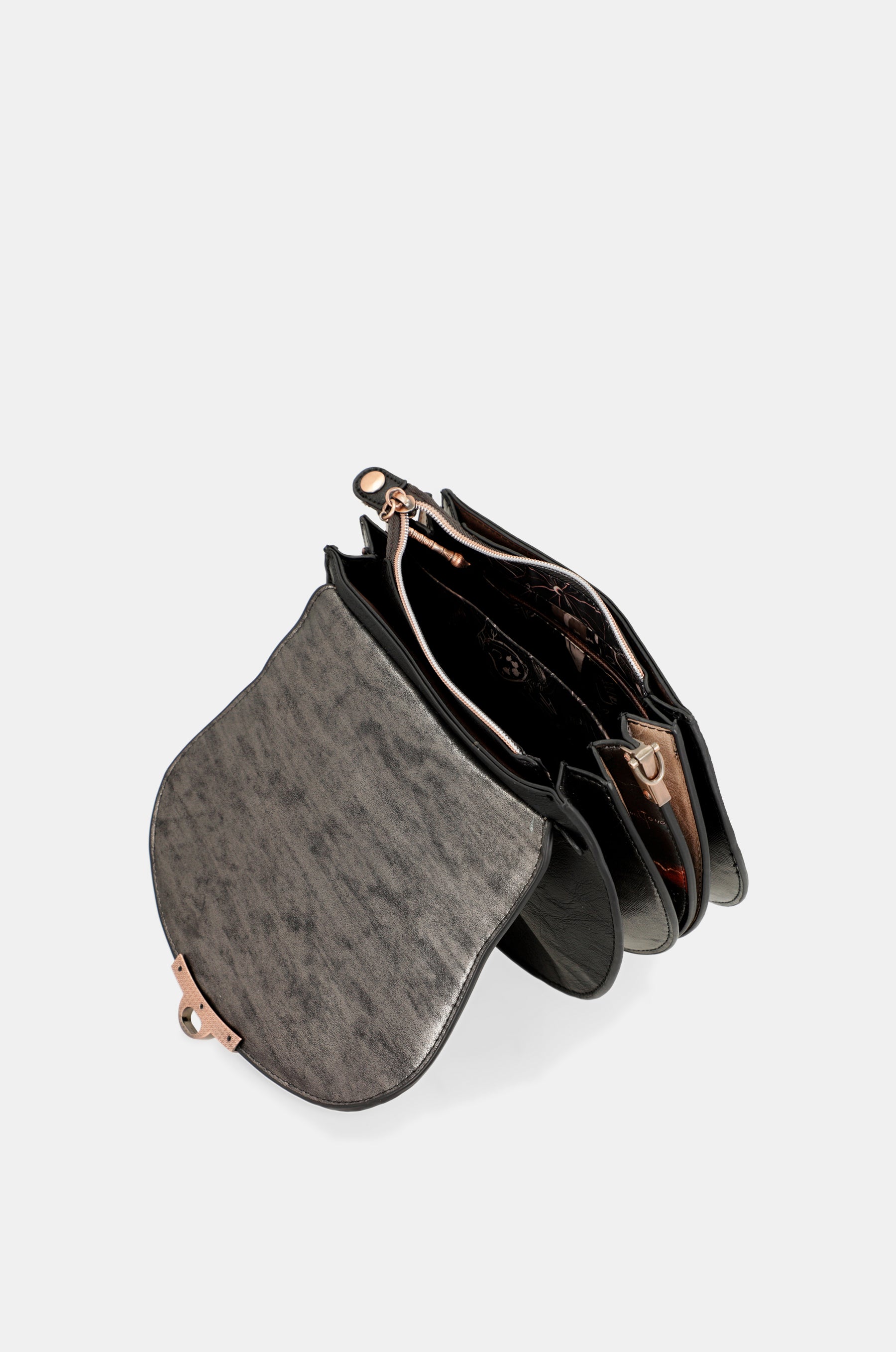 Borsa ovale Shōen con patta