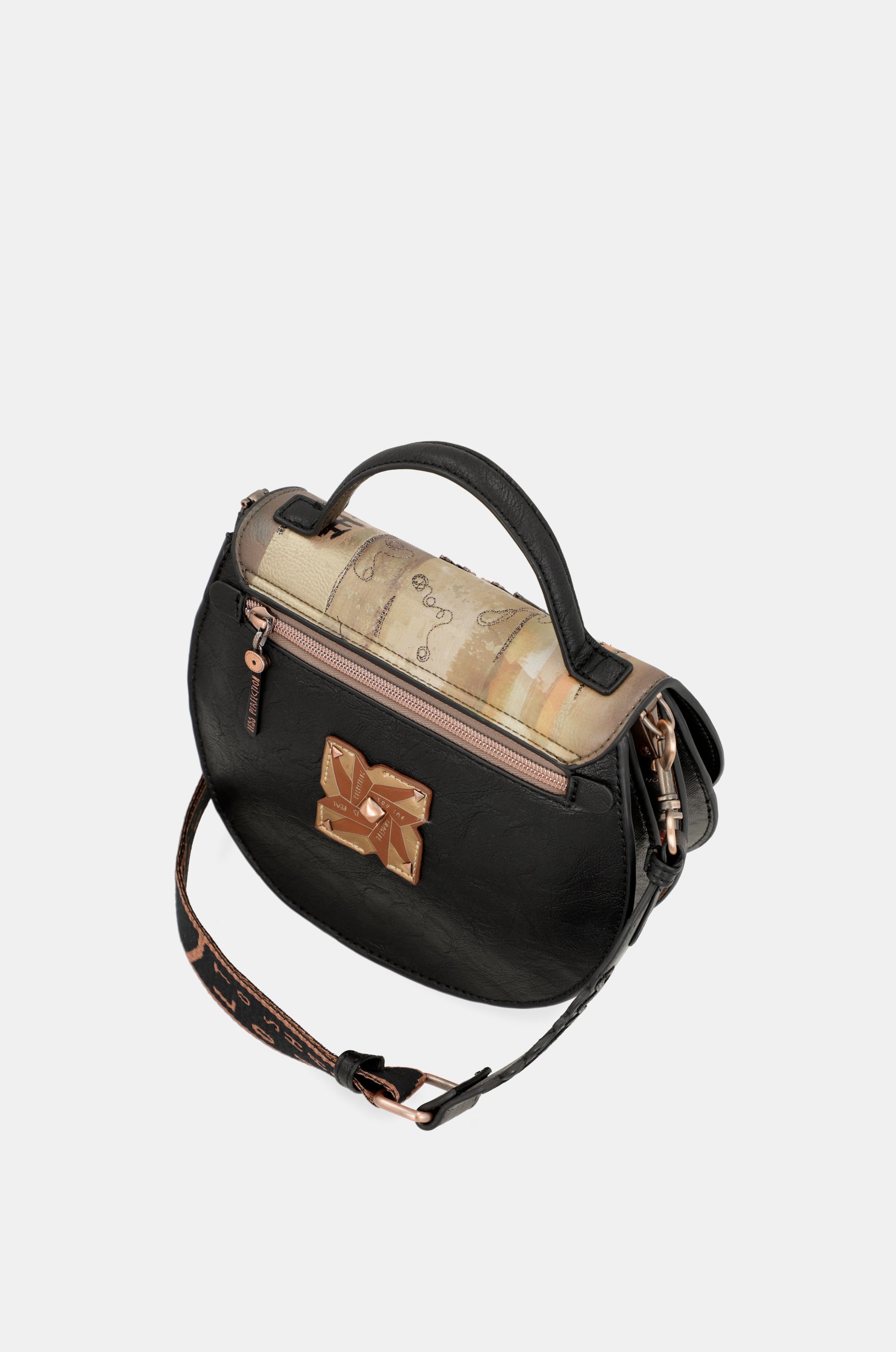 Borsa ovale Shōen con patta