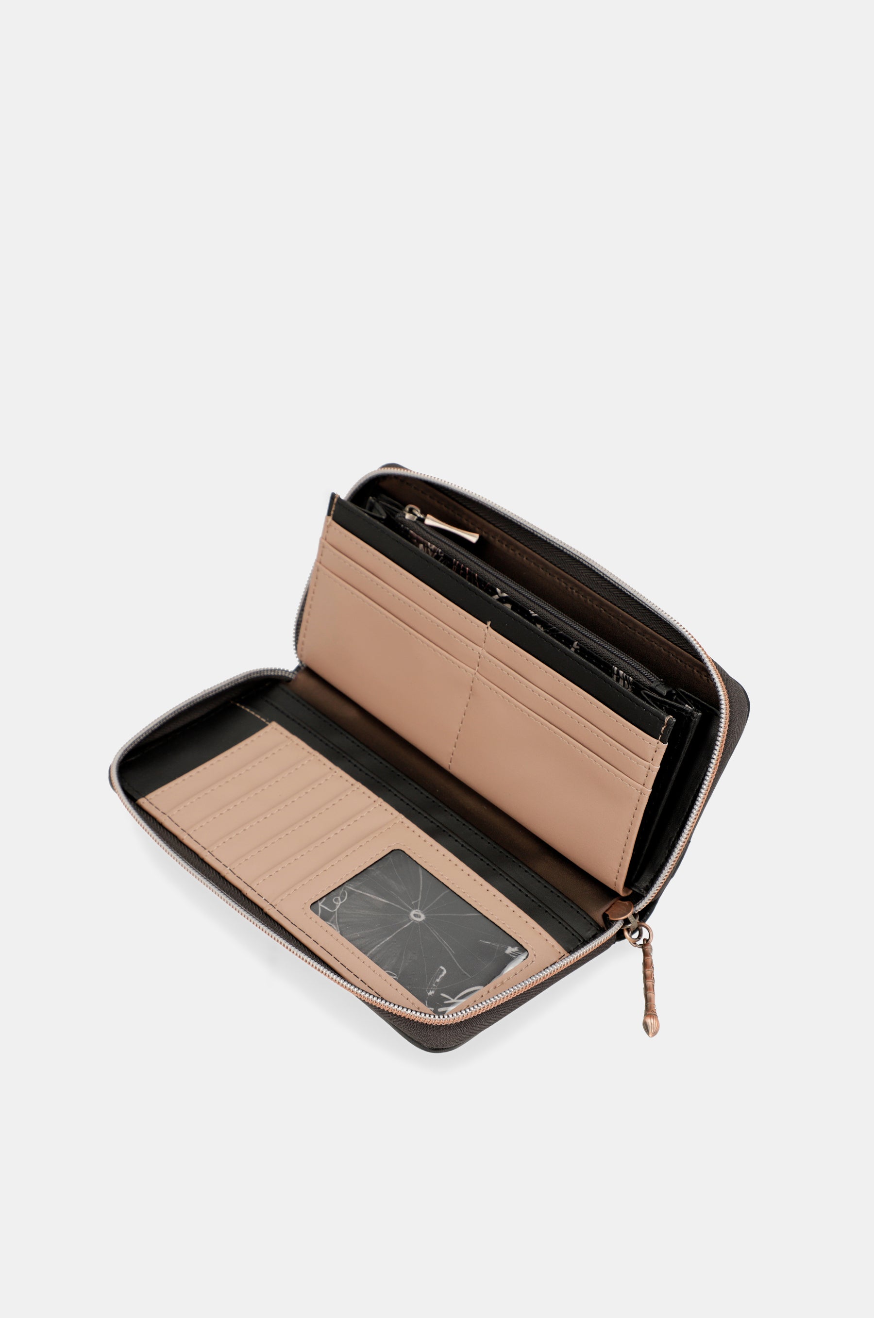 Portafoglio Shōen RFID nero grande