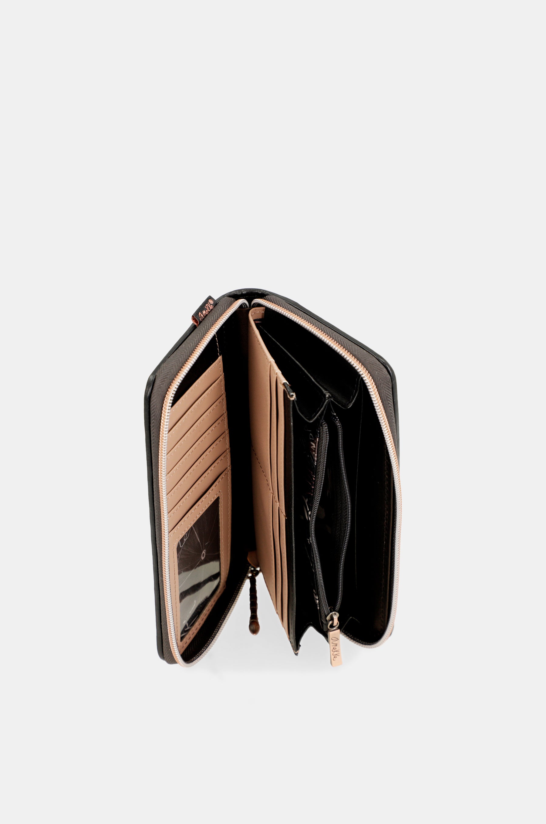 Portafoglio Shōen RFID nero grande