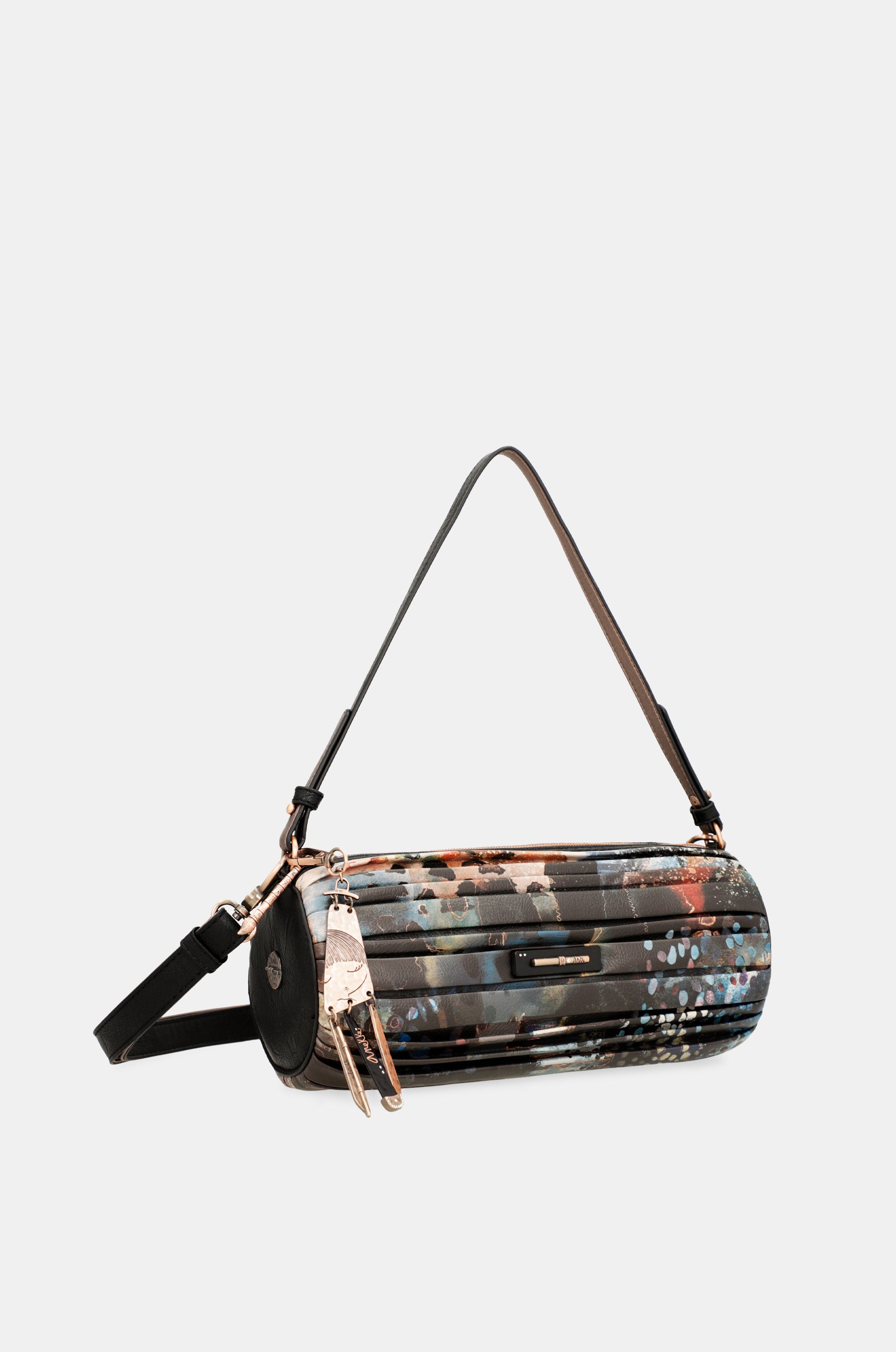 Borsa cilindrica plissettata Shōen Palette