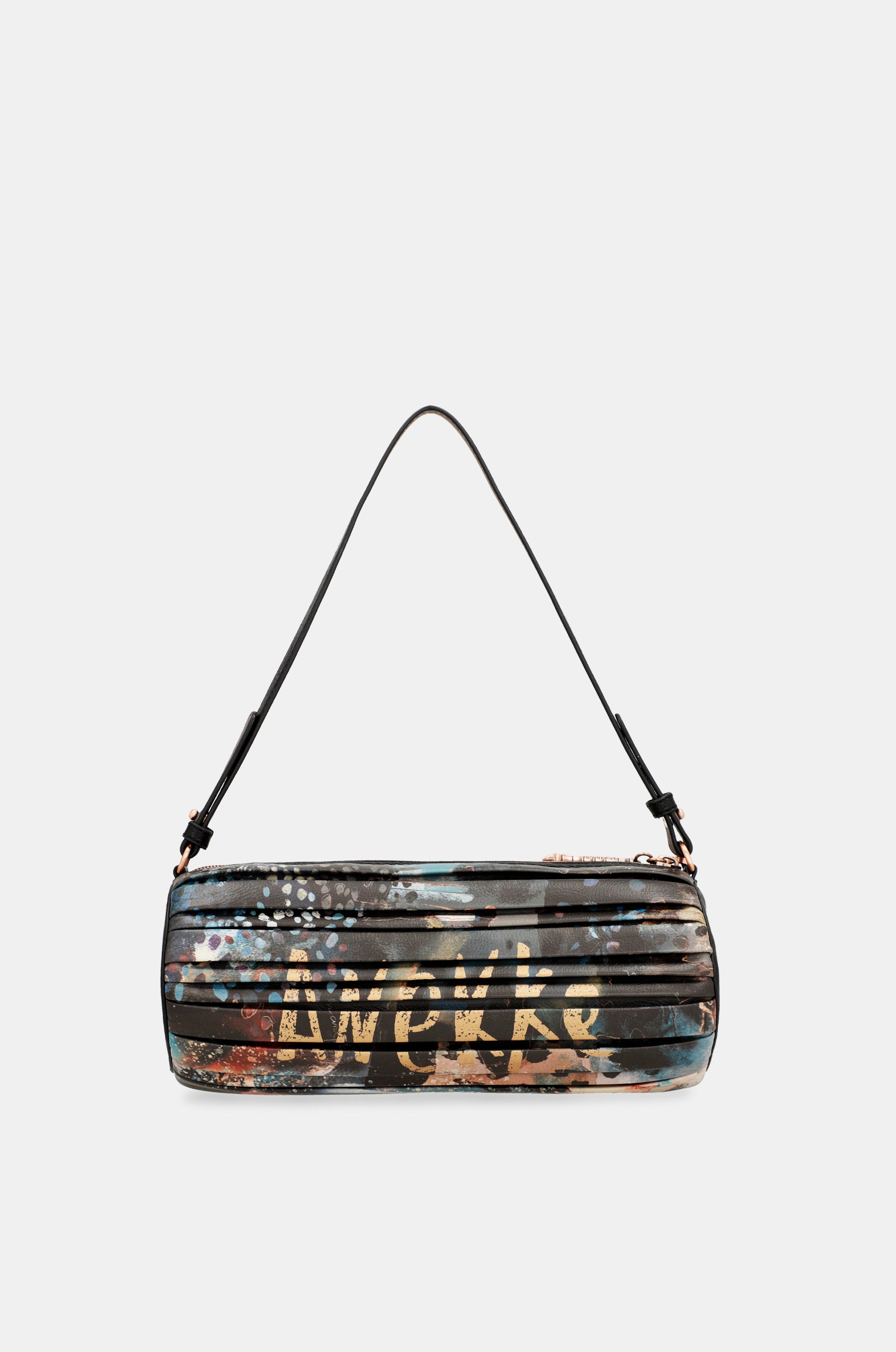 Borsa cilindrica plissettata Shōen Palette