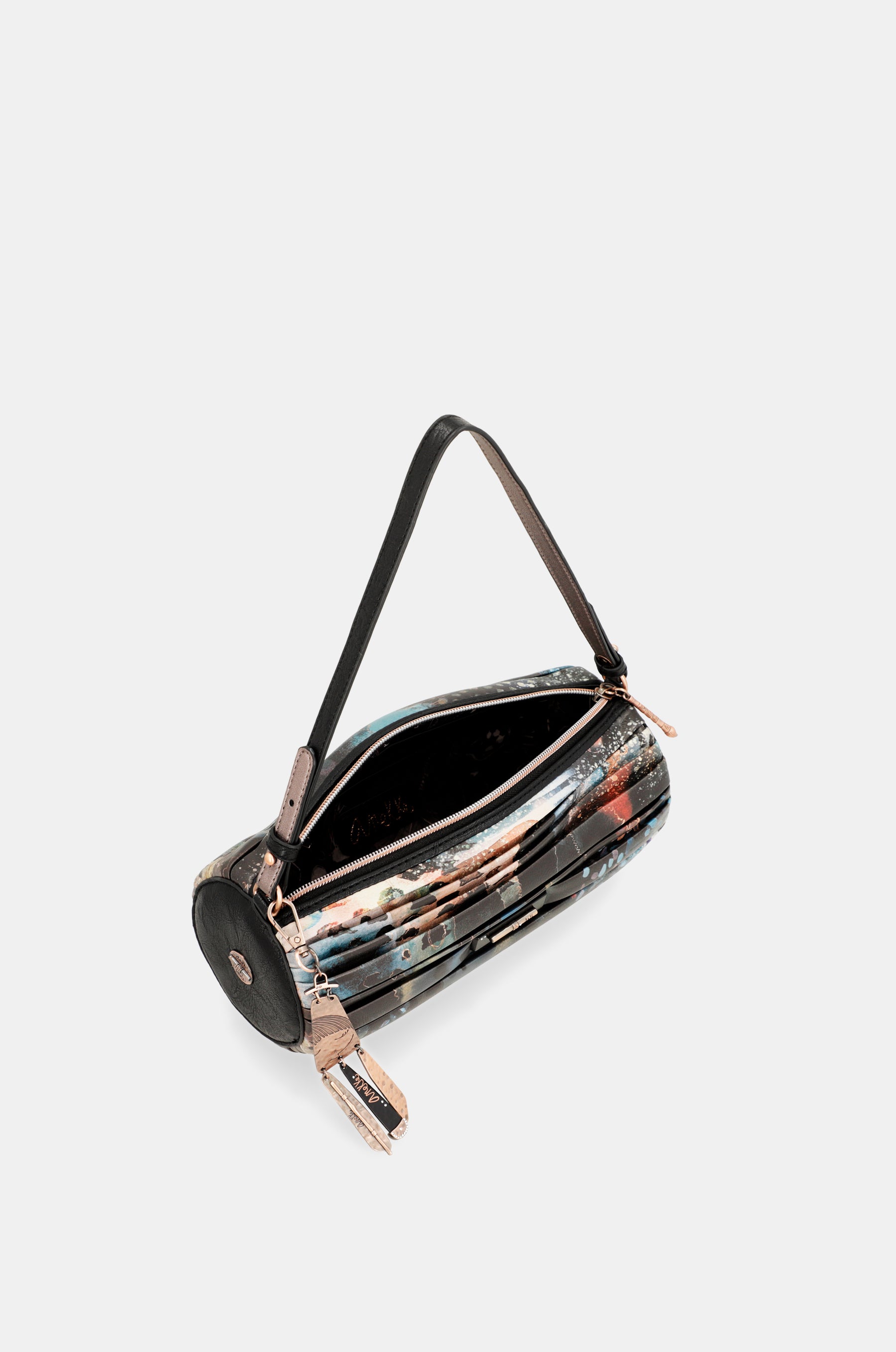 Borsa cilindrica plissettata Shōen Palette