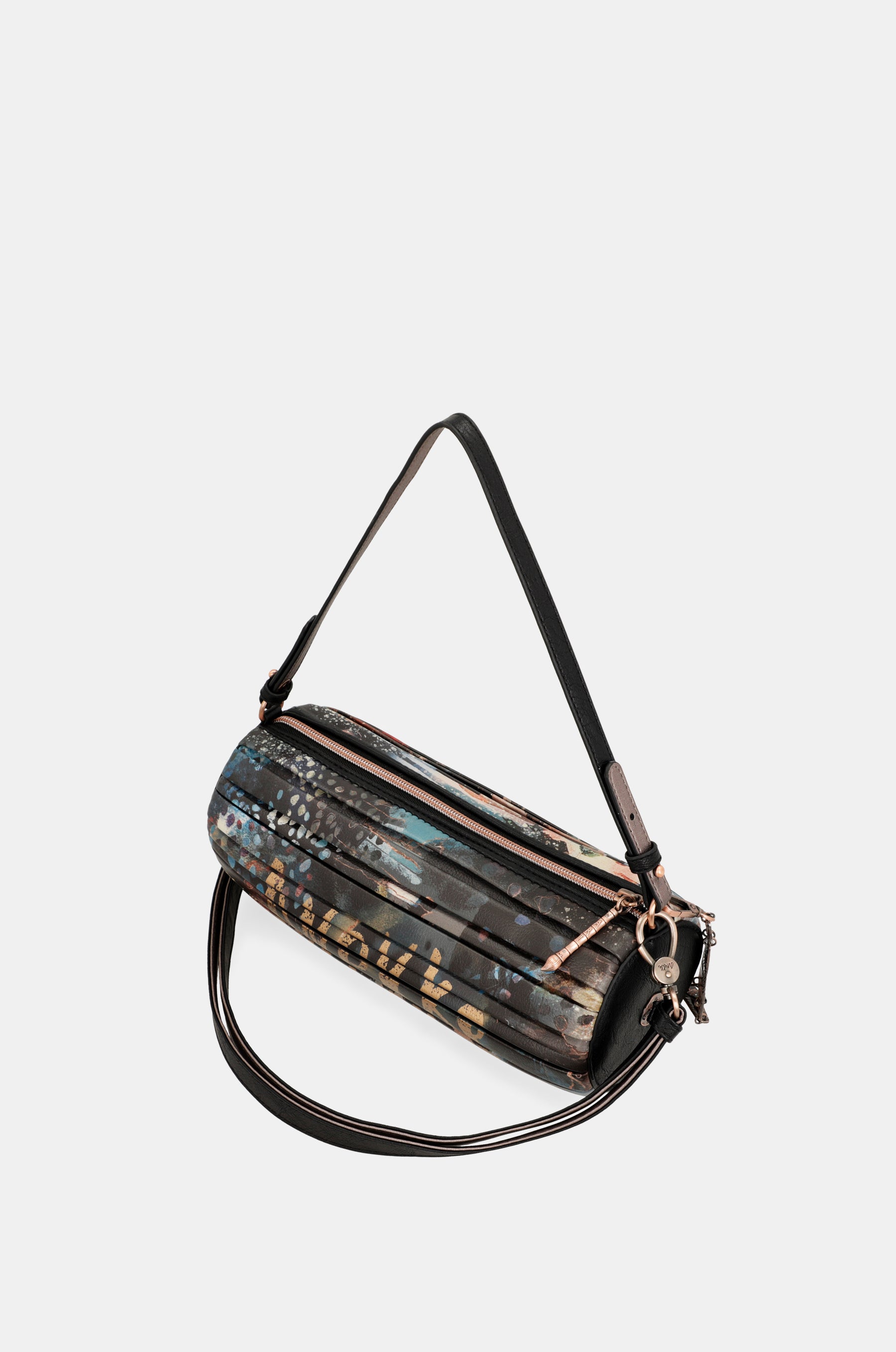 Borsa cilindrica plissettata Shōen Palette