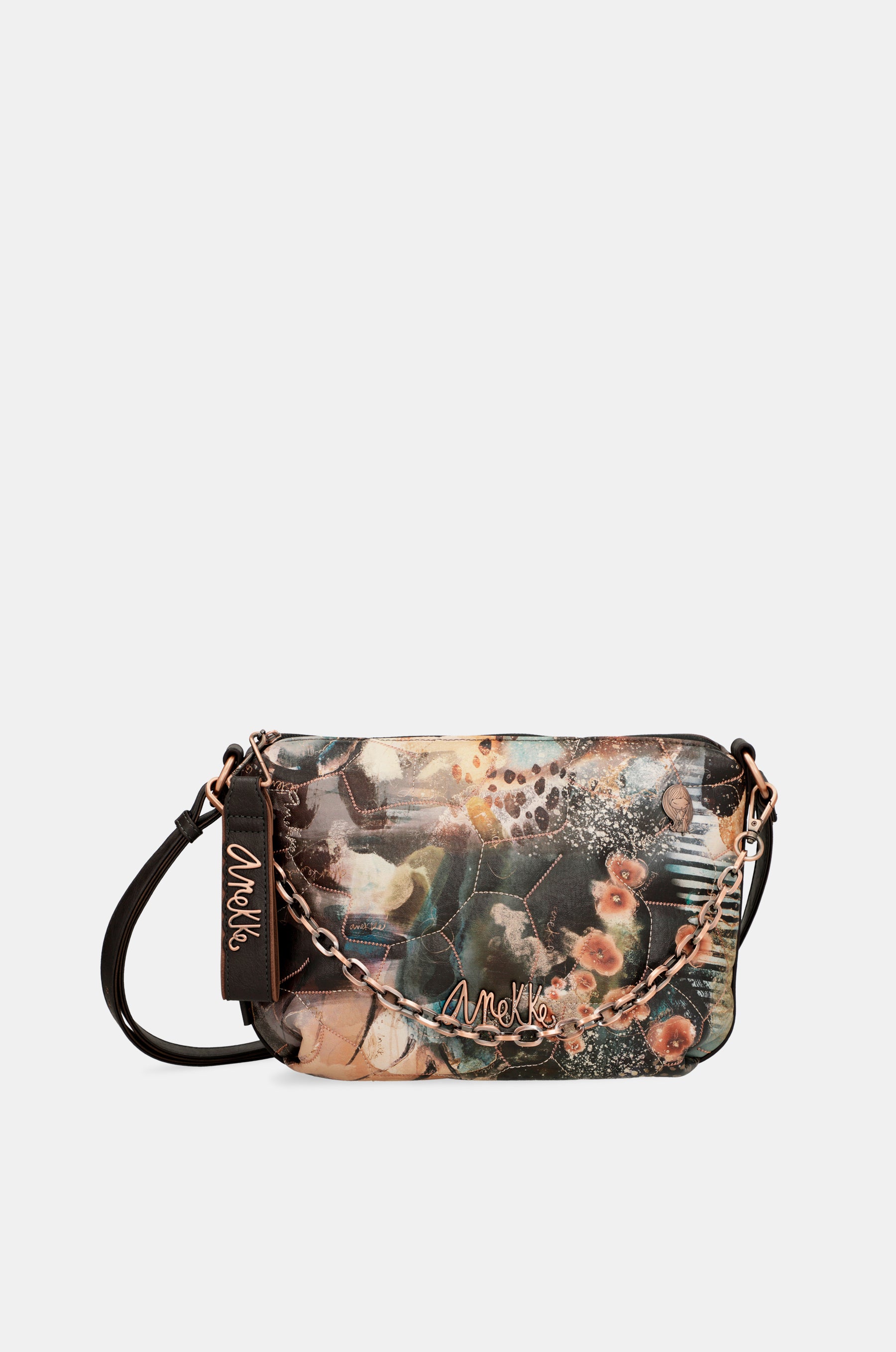 Borsa a tracolla Padded Shōen con manico metallico