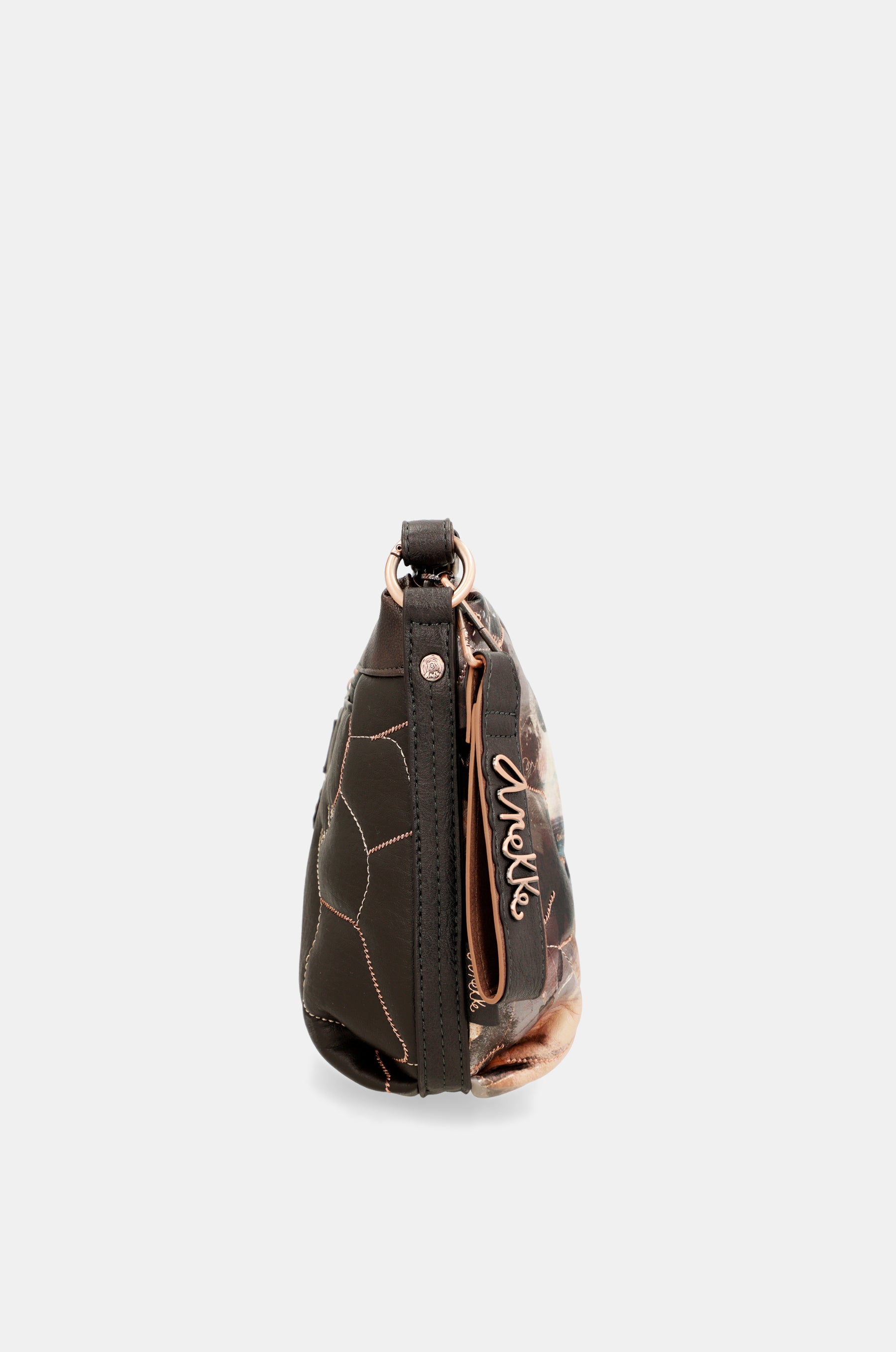 Borsa a tracolla Padded Shōen con manico metallico