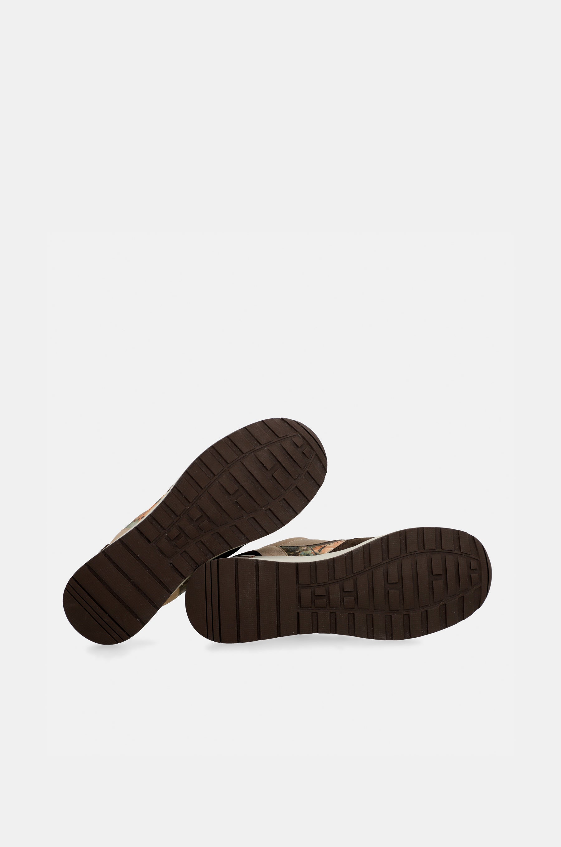 Sneakers sportive Padded marroni con zeppa