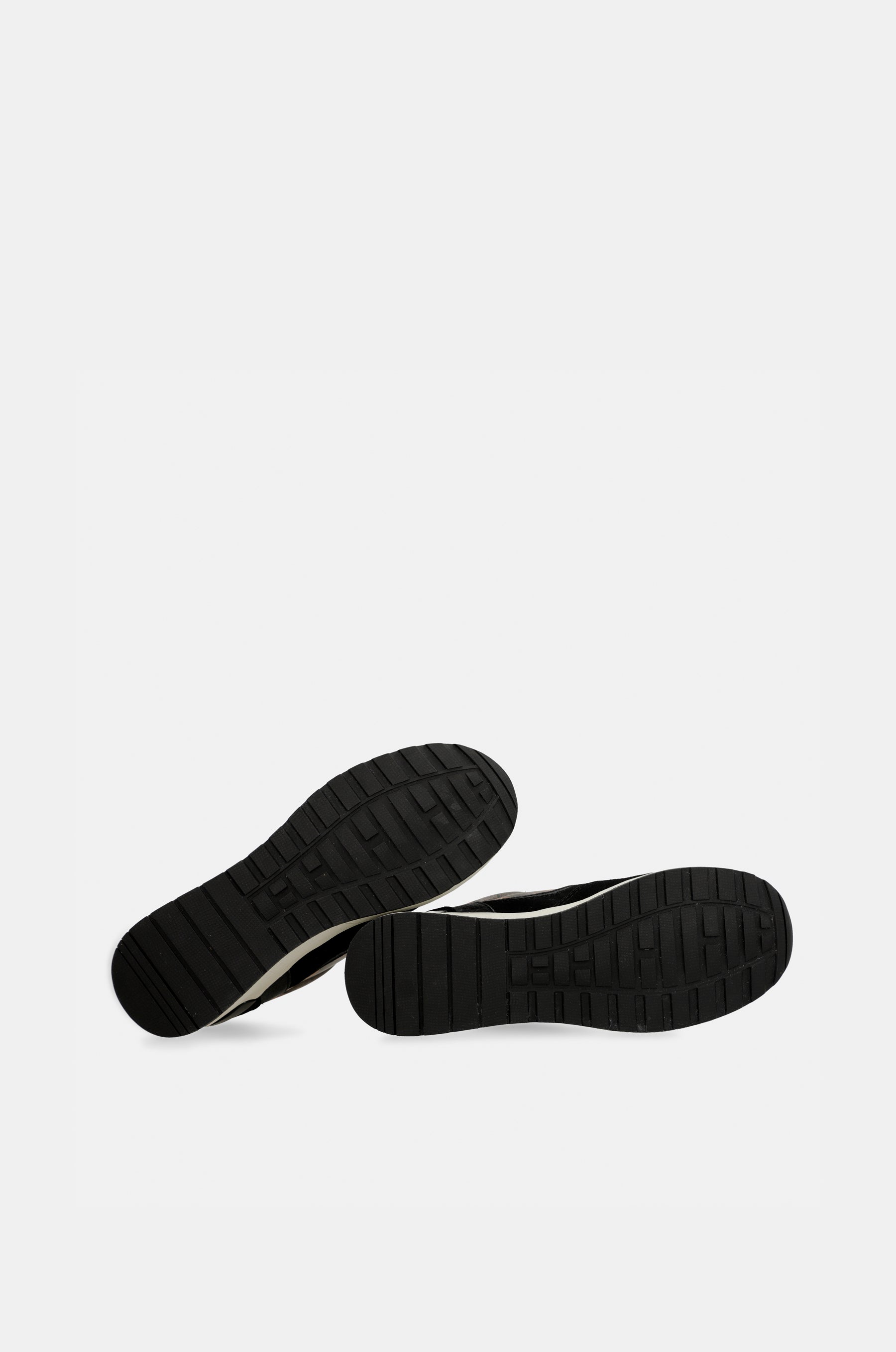 Sneakers sportive Padded nere con zeppa