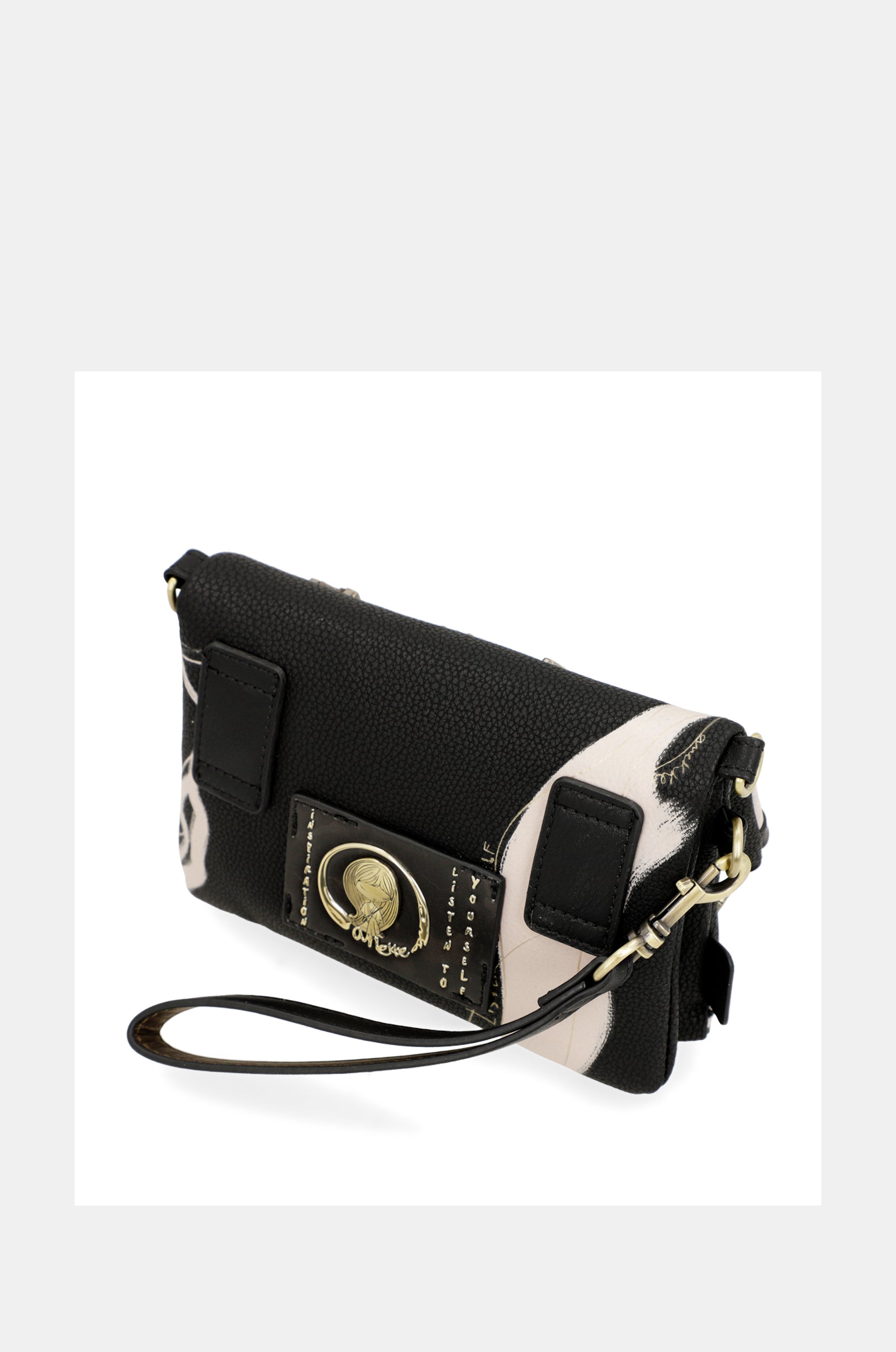 Borsa a tracolla piccola nera Nature Shodō