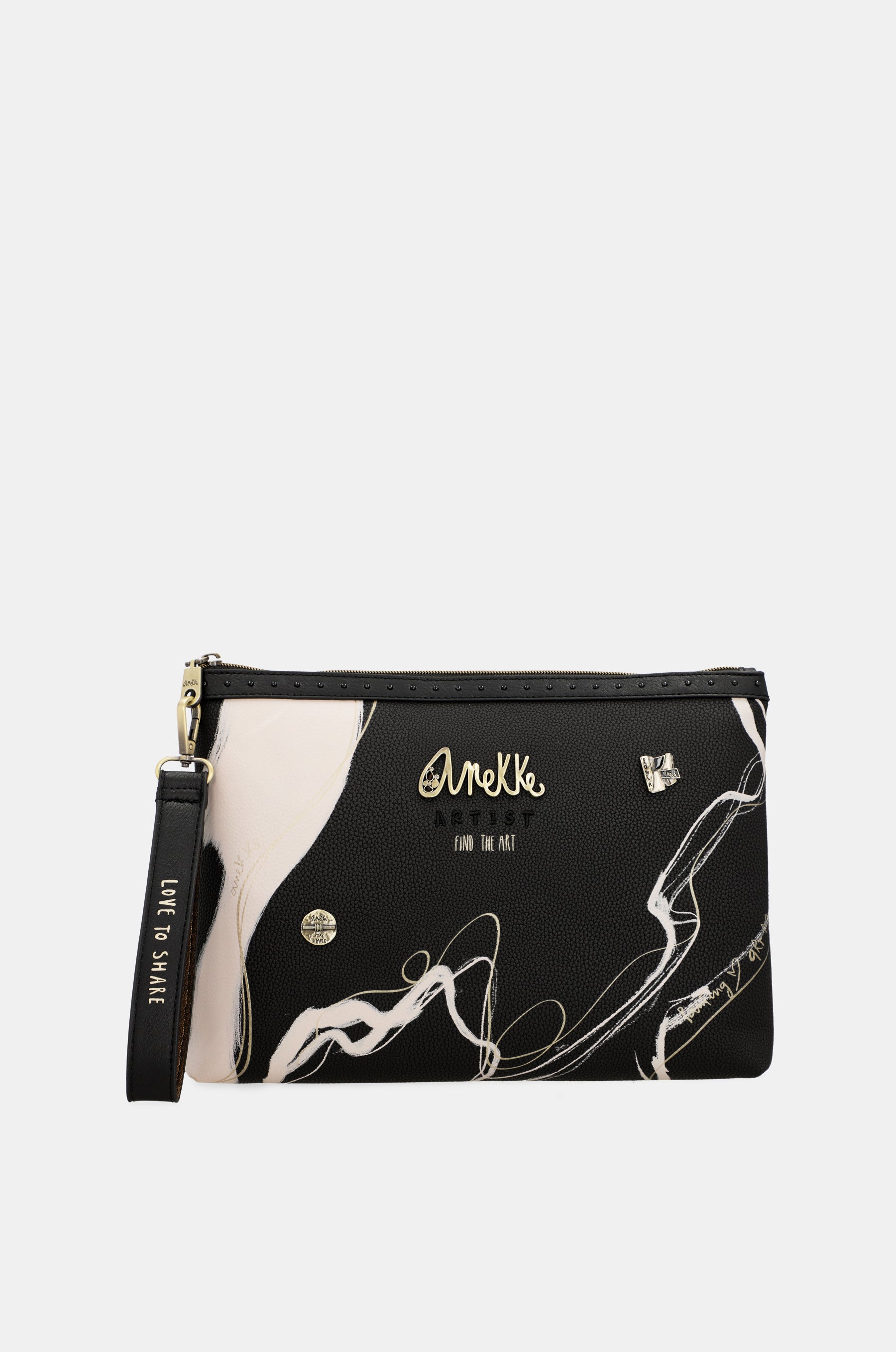 Borsa a mano nera Nature Shodō