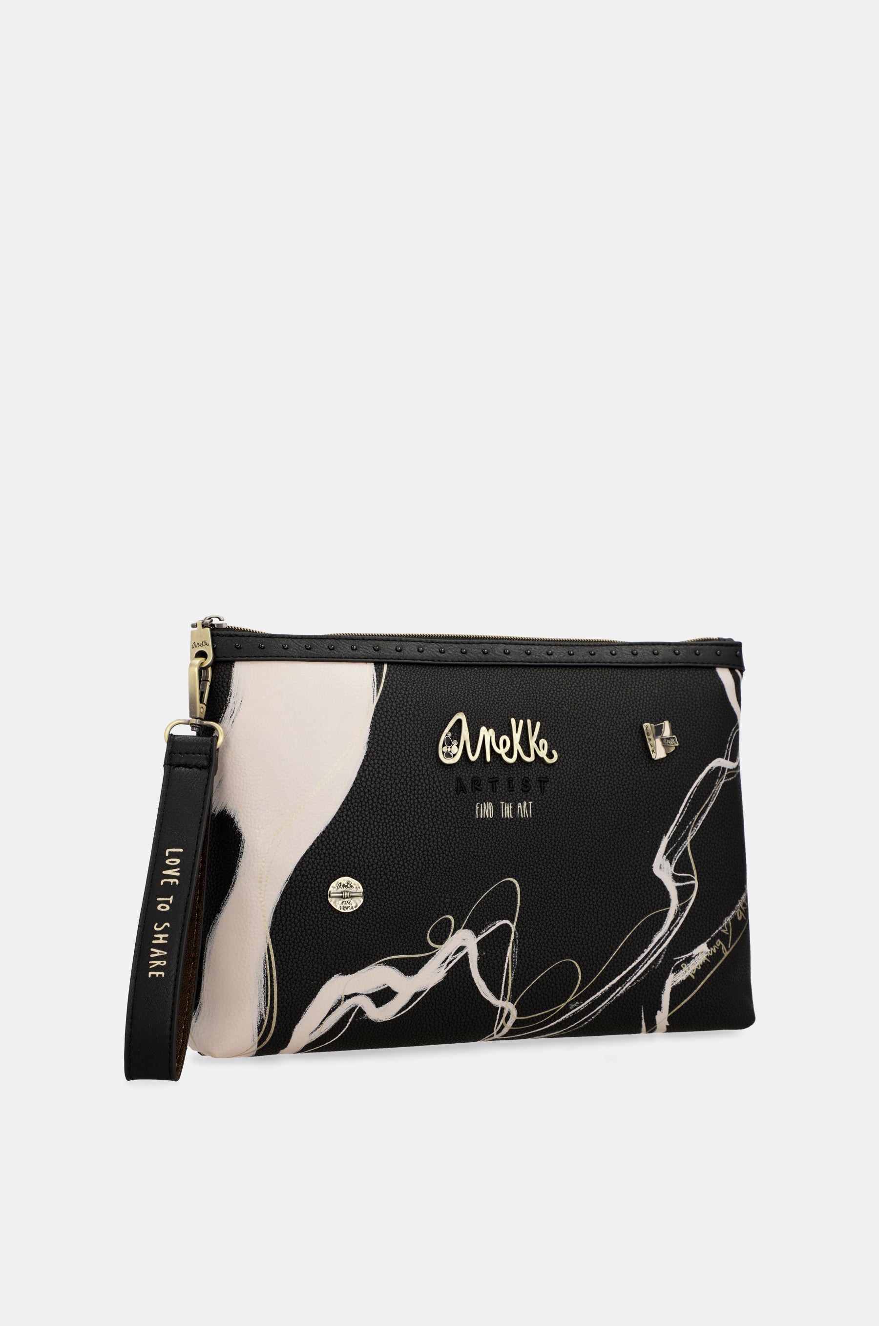 Borsa a mano nera Nature Shodō