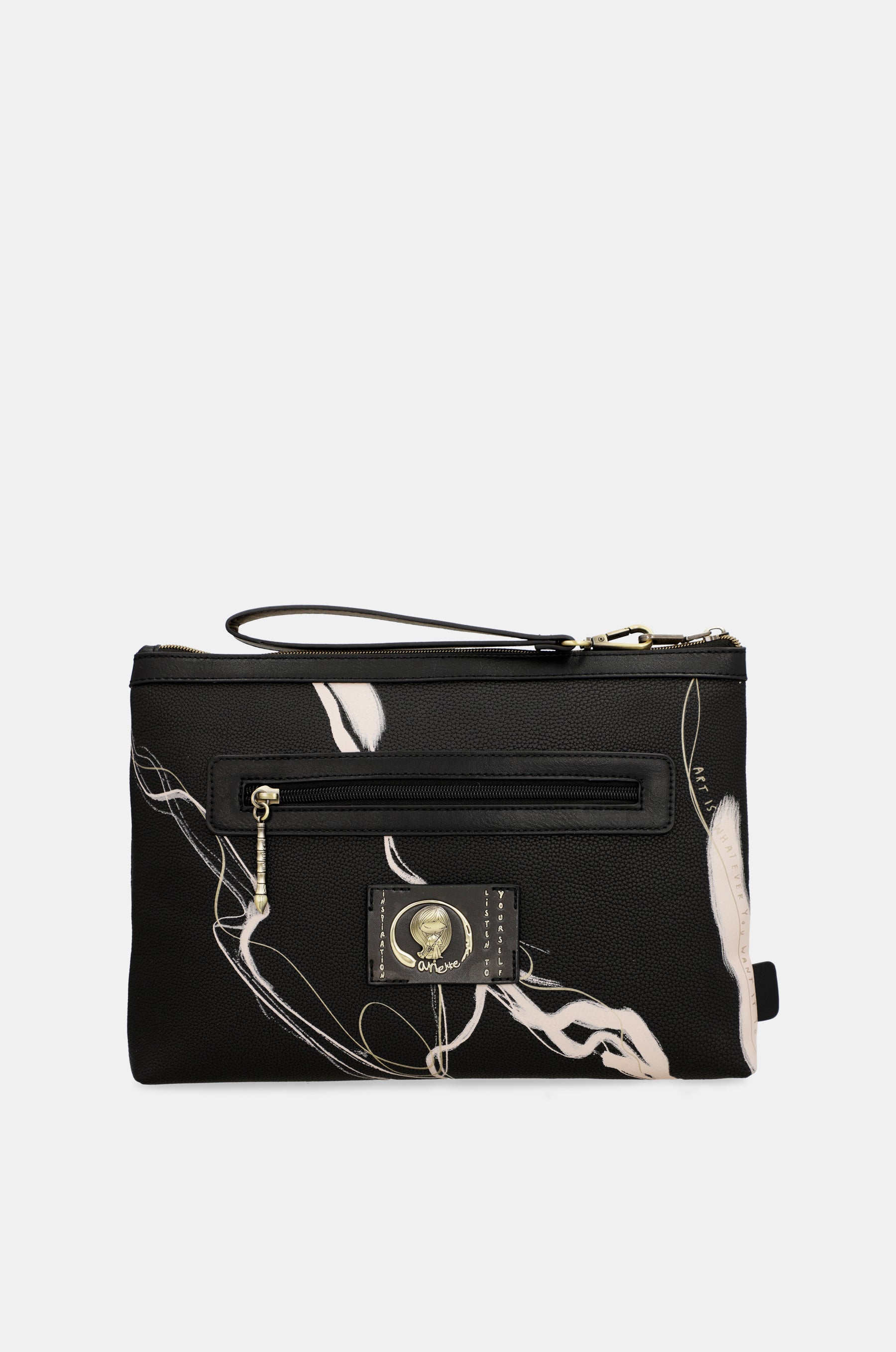 Borsa a mano nera Nature Shodō