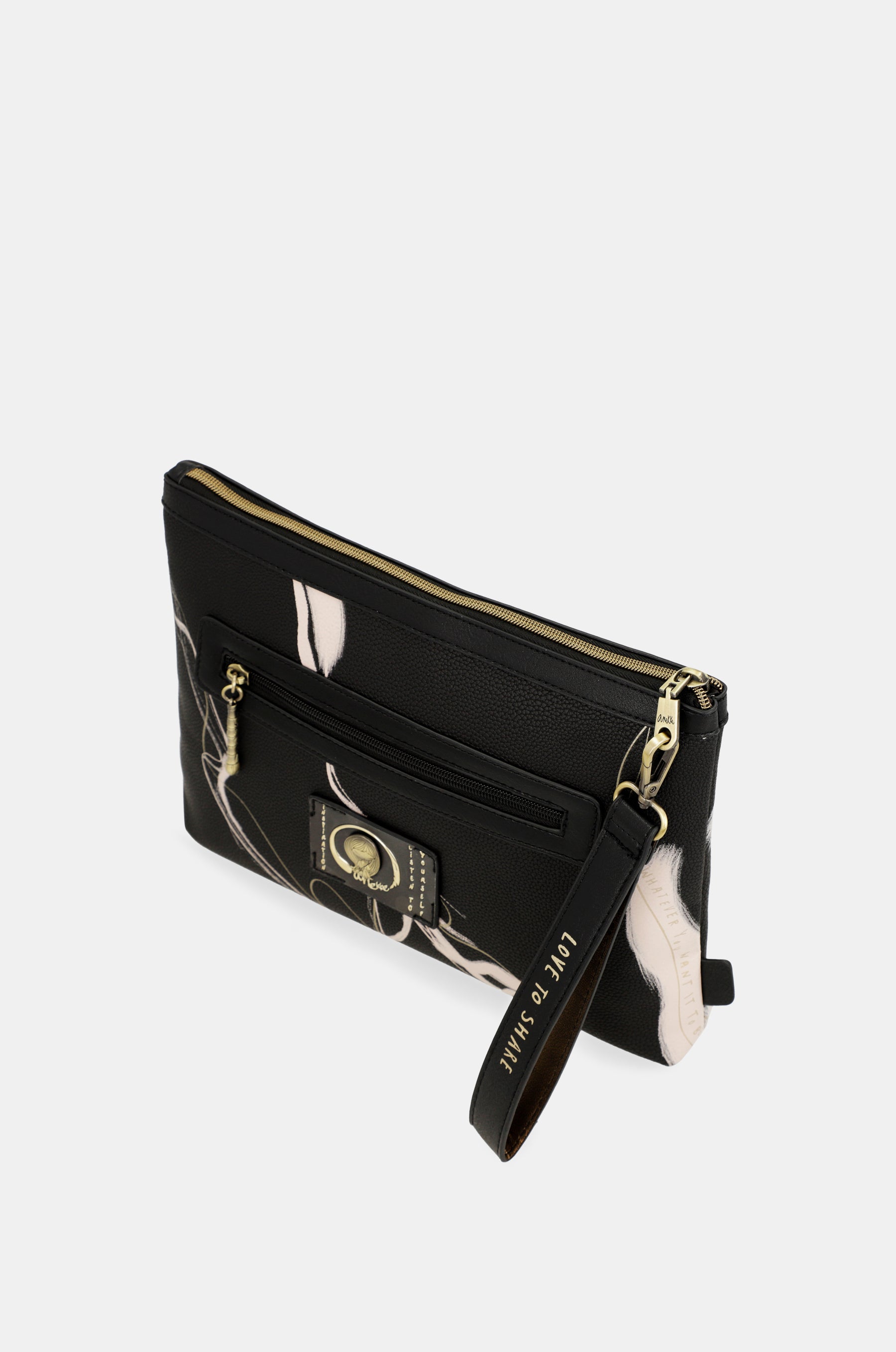 Borsa a mano nera Nature Shodō
