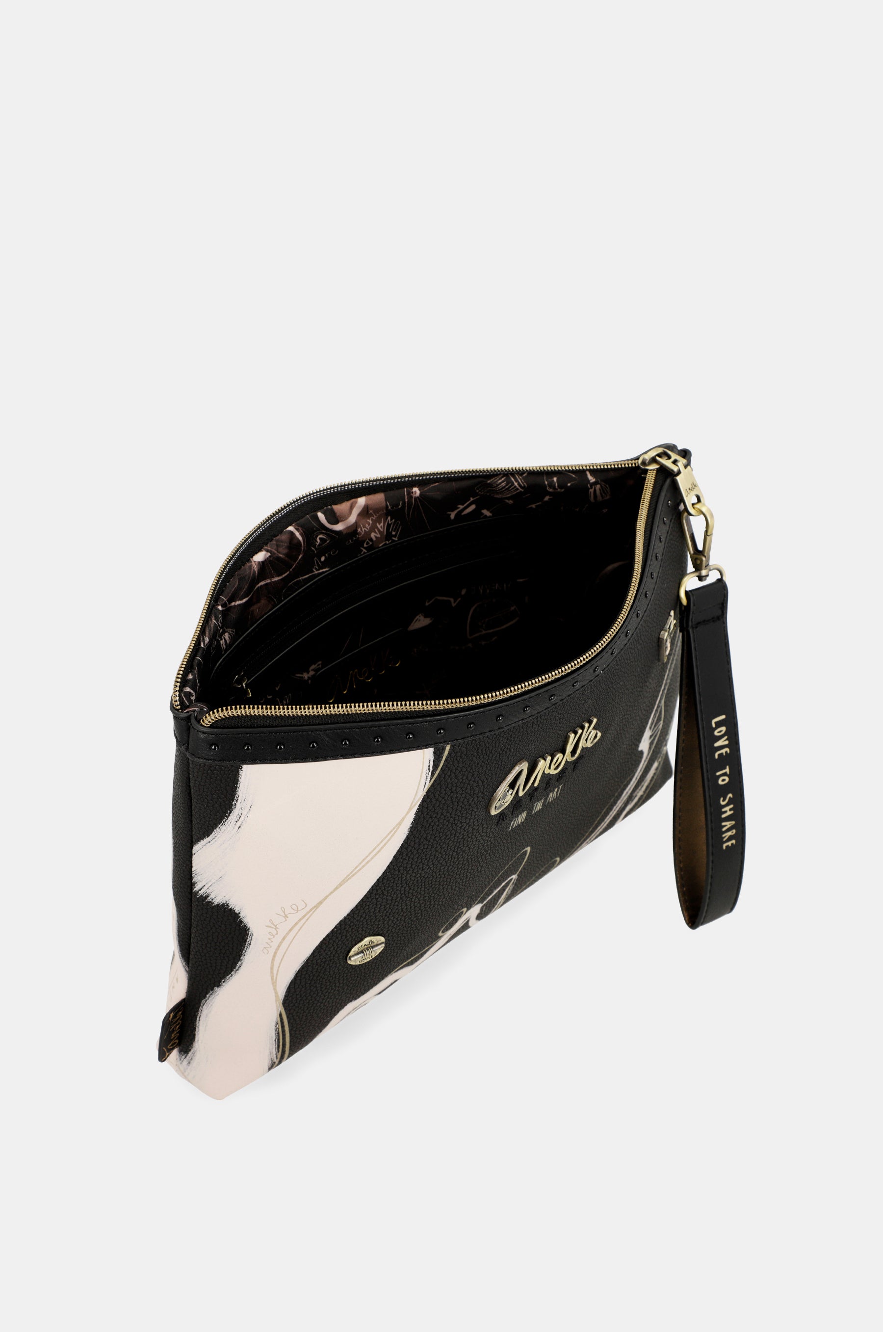 Borsa a mano nera Nature Shodō