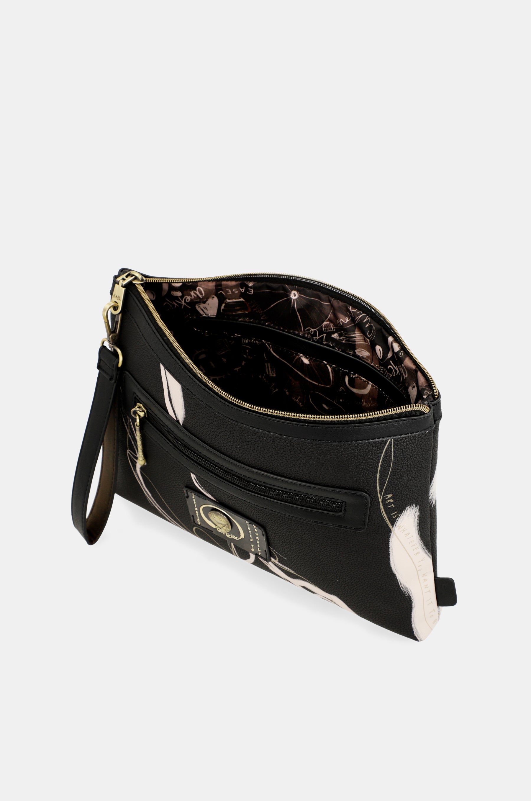 Borsa a mano nera Nature Shodō