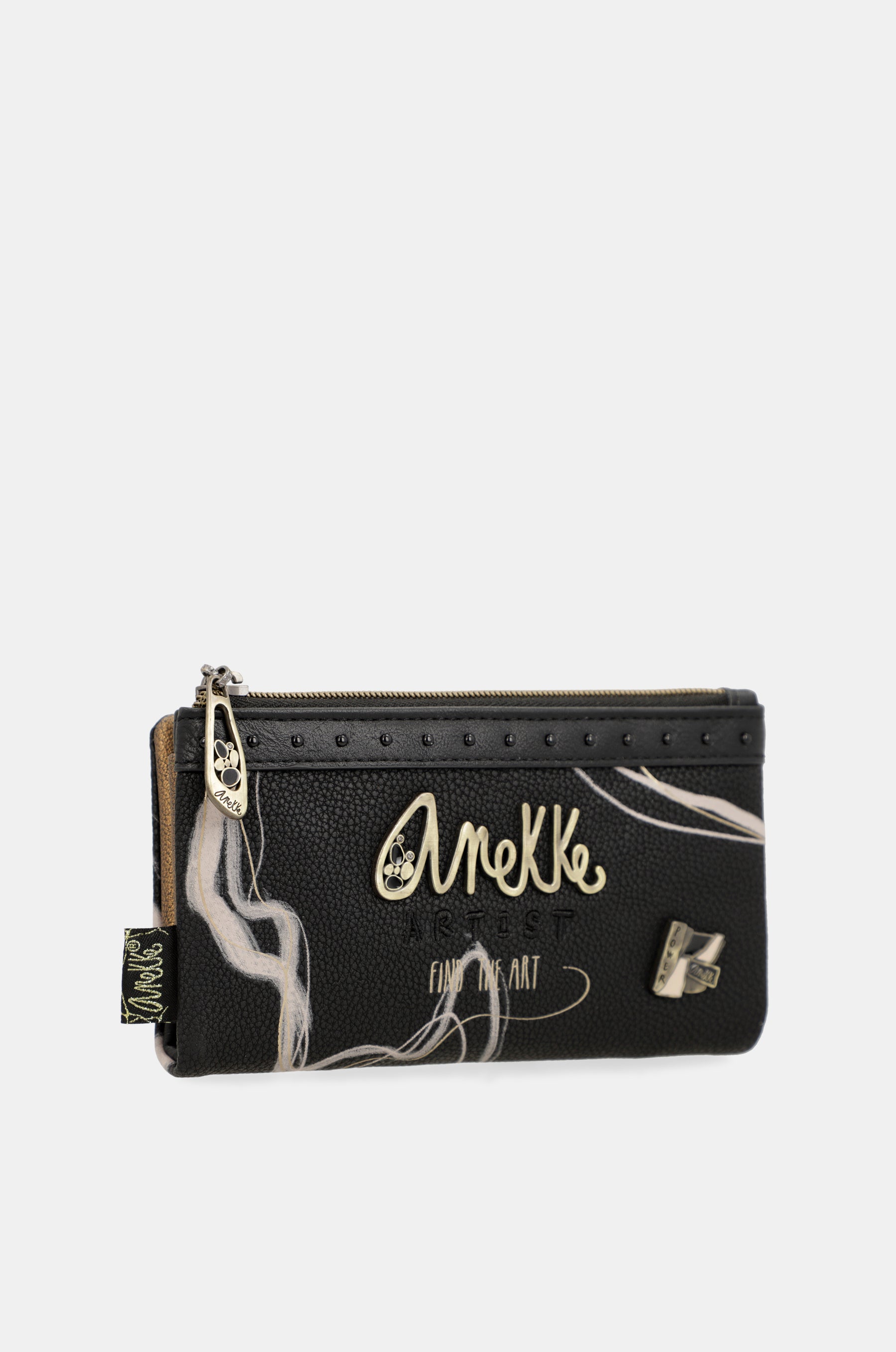 Portafoglio Nature Shodō Black RFID Flexi nero