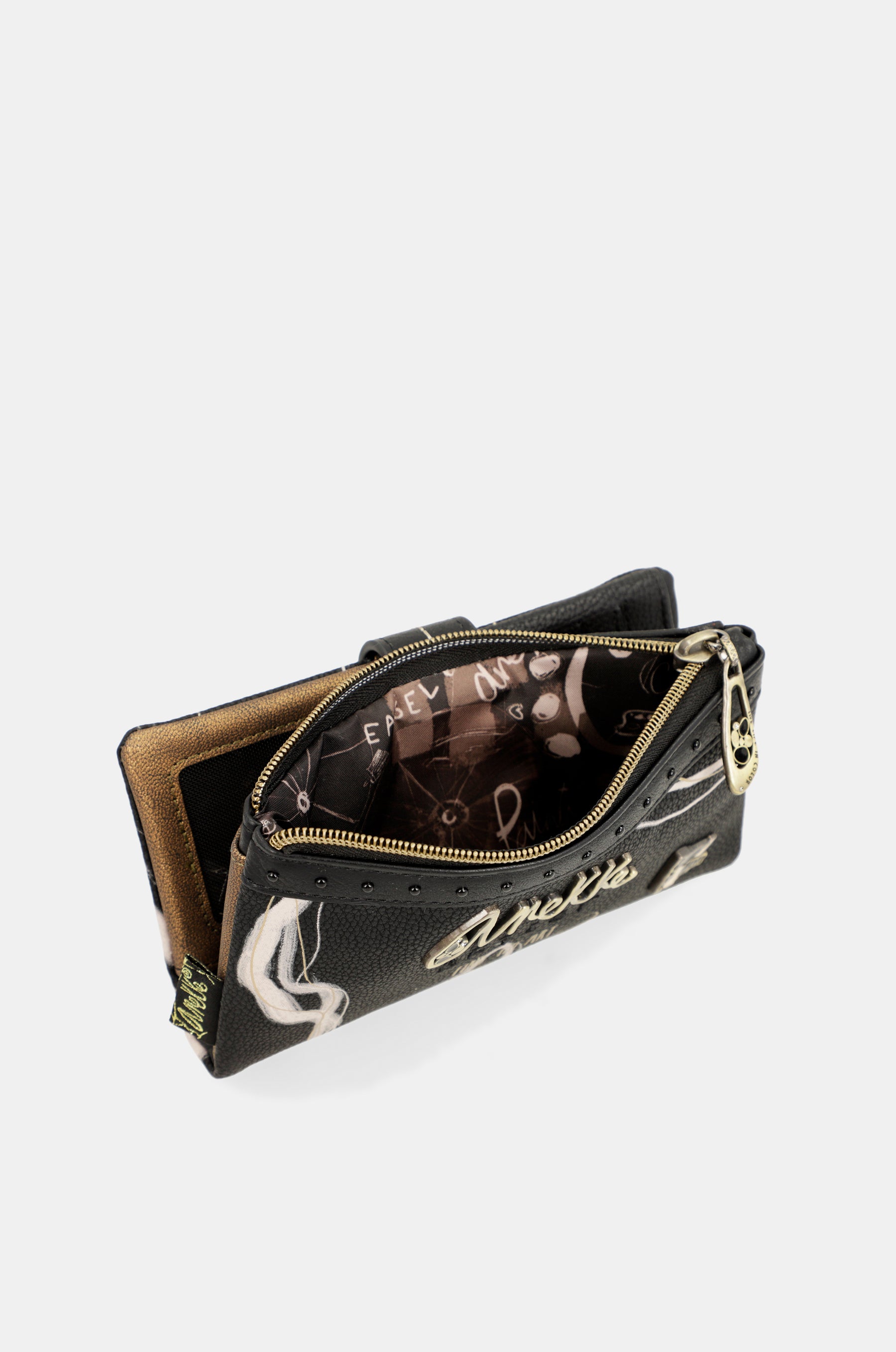 Portafoglio Nature Shodō Black RFID Flexi nero