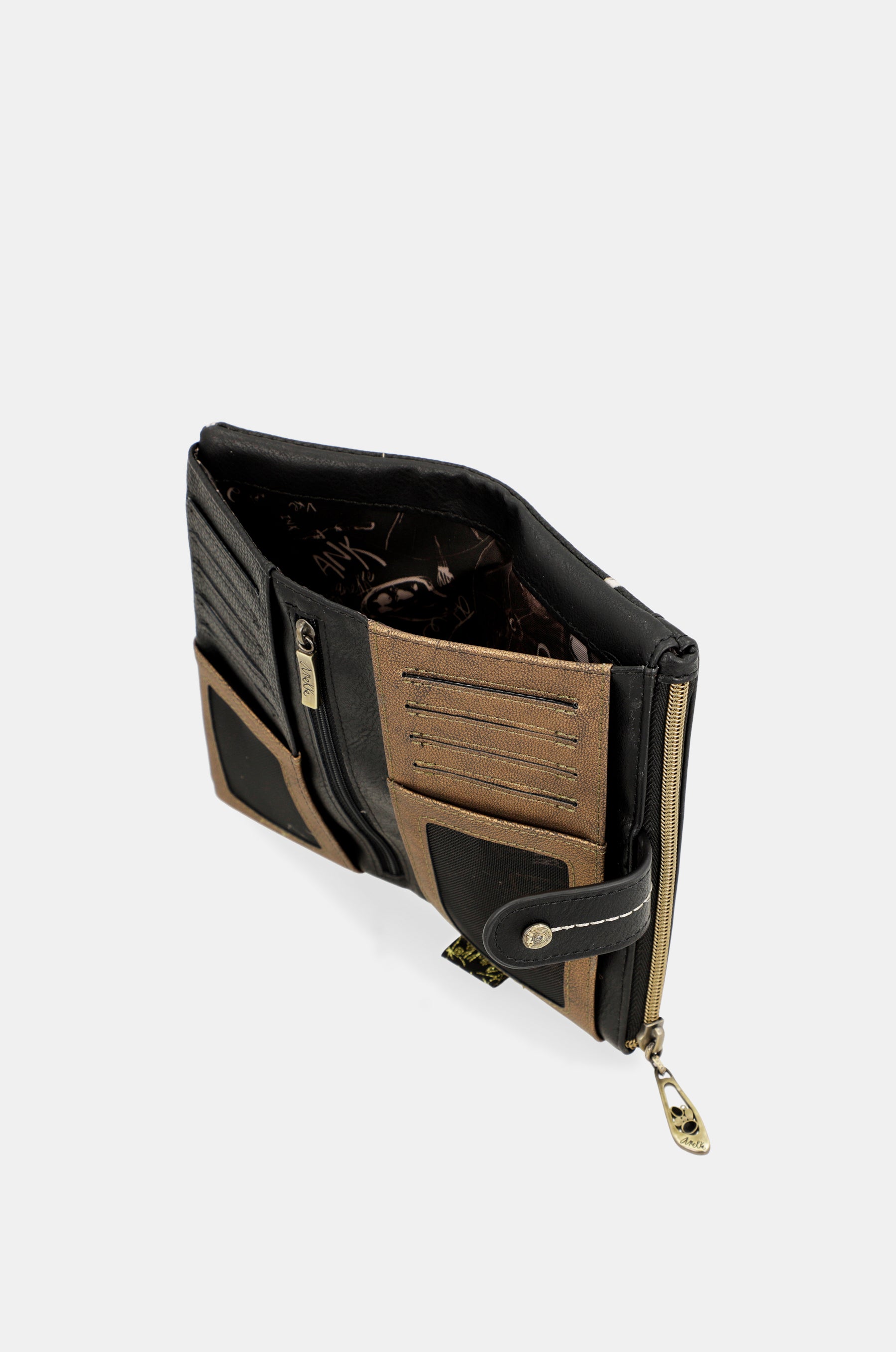 Portafoglio Nature Shodō Black RFID Flexi nero