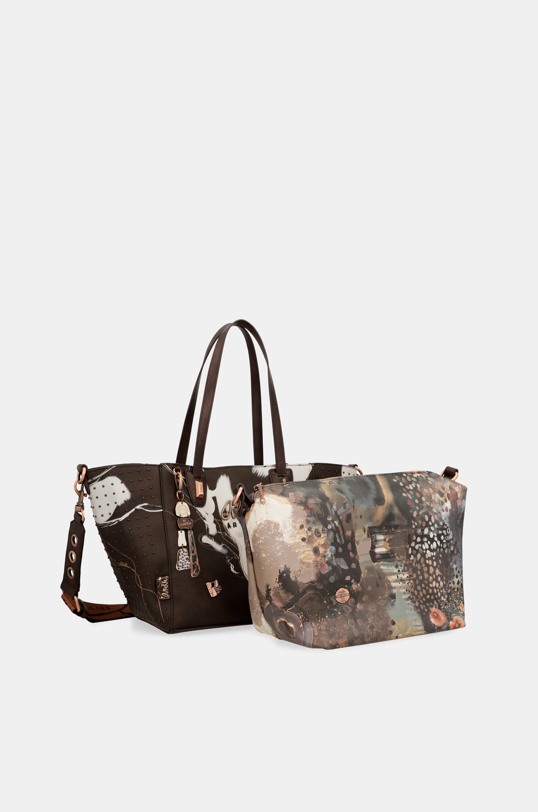 Grande shopper marrone Nature Shodō