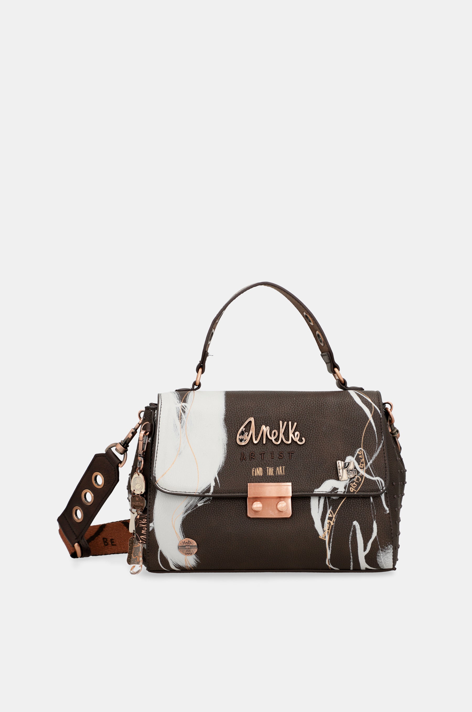 Borsa a patta marrone Nature Shodō