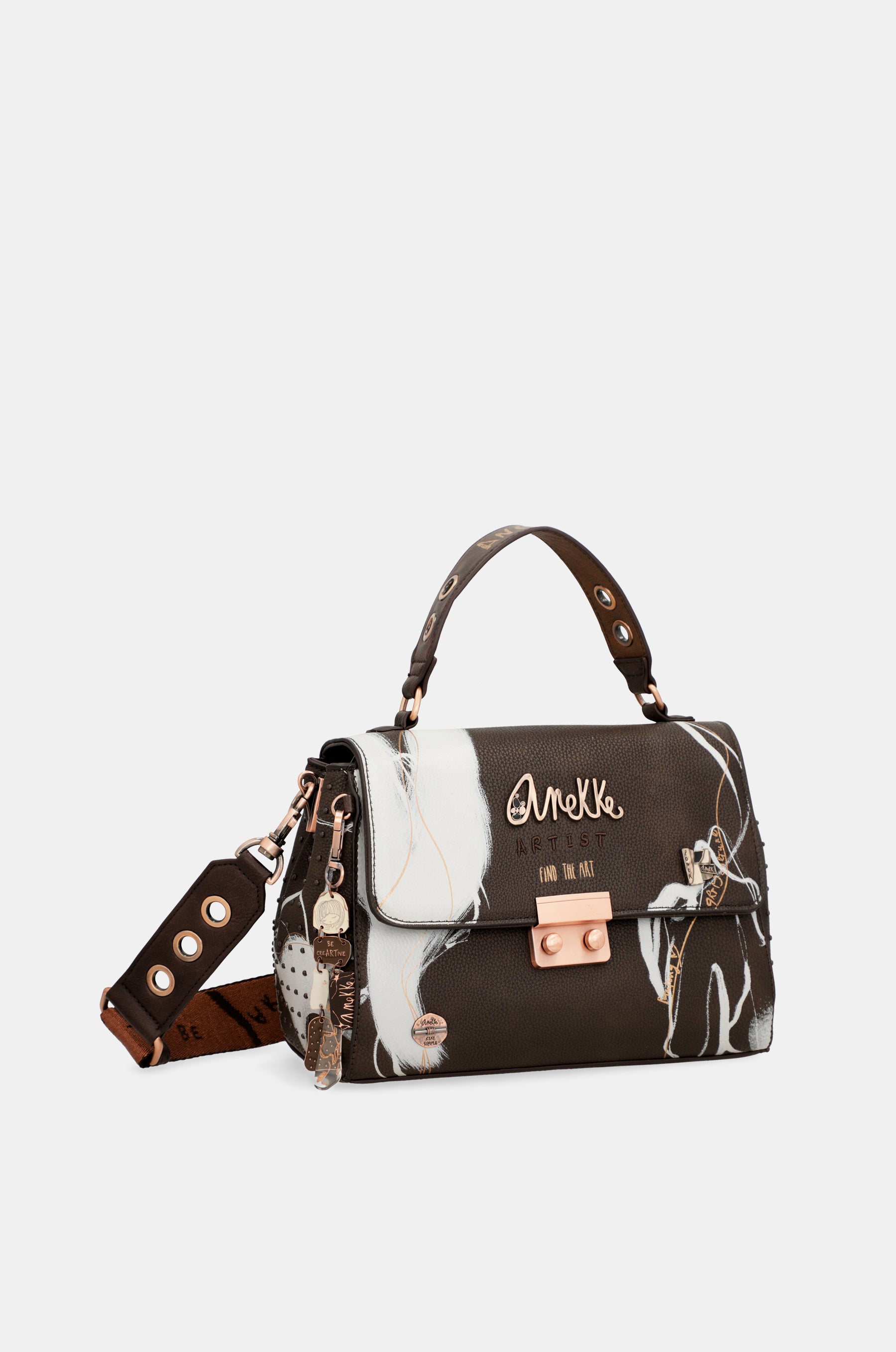 Borsa a patta marrone Nature Shodō