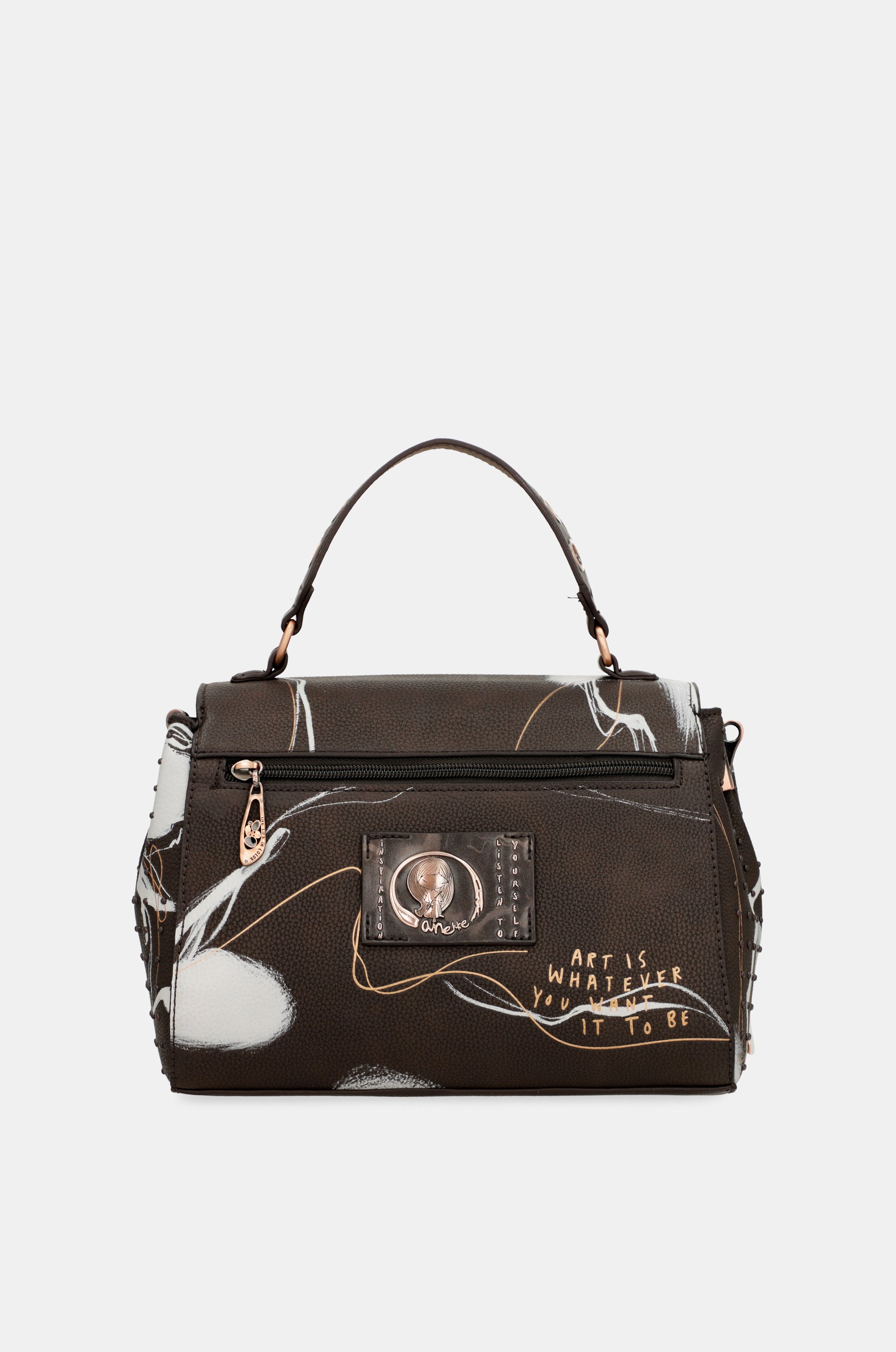 Borsa a patta marrone Nature Shodō