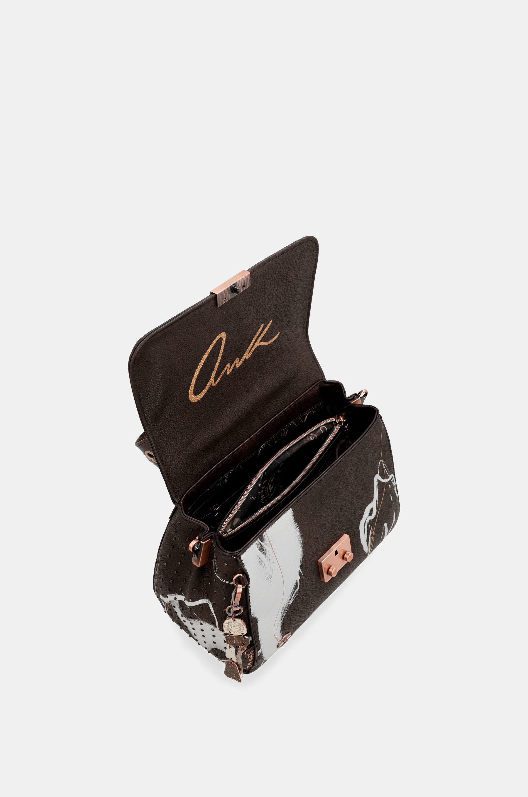 Borsa a patta marrone Nature Shodō