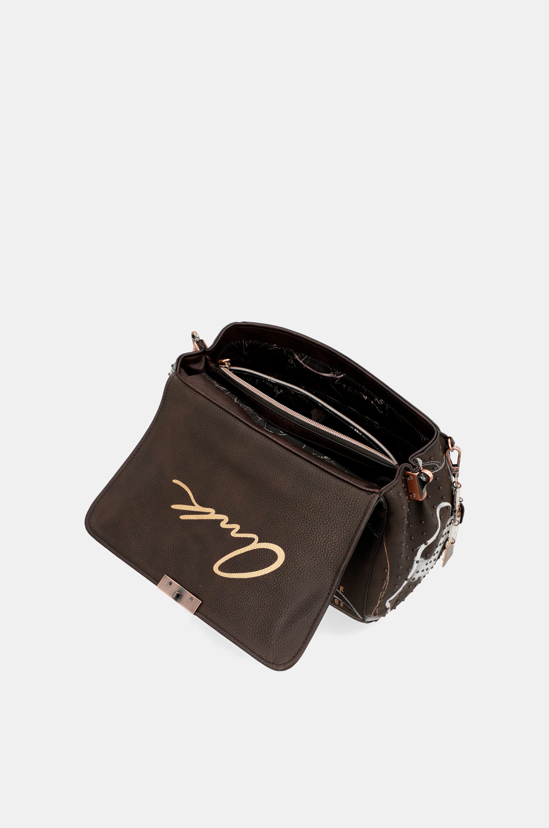 Borsa a patta marrone Nature Shodō